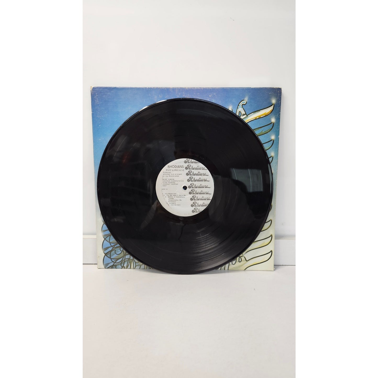 Vintage 1980s Signed Rhodians Past & Present LP Vinyl Album Greek Folk Gatefold