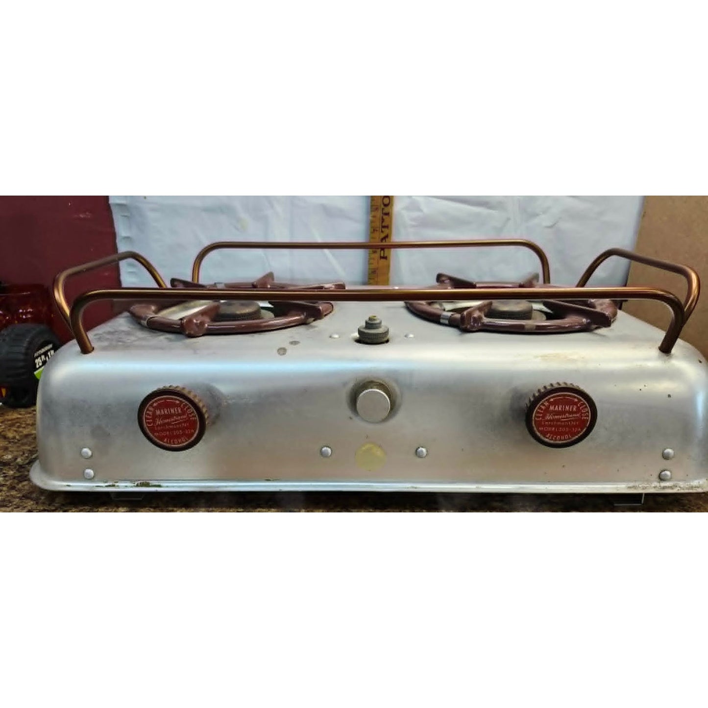 Vintage Homestrand Mariner Model 205 32A 2 Burner Alcohol Marine Not Tested