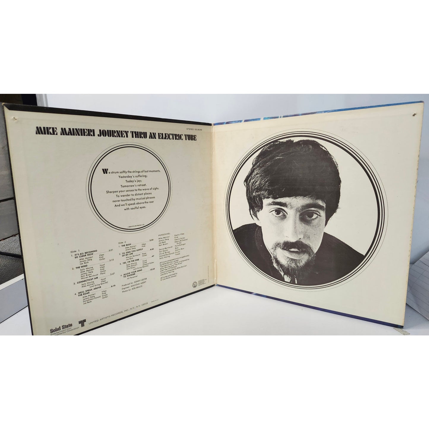 Vintage 1968 Mike Mainieri Journey Thru An Electric Tube LP Solid State SS 18049