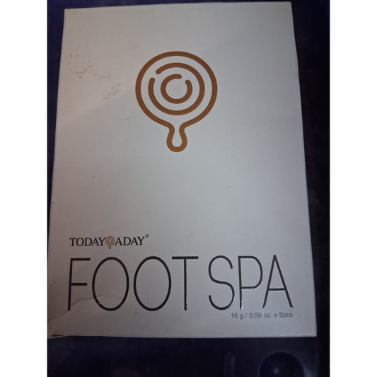 TODAYADAY Quercus Foot Spa Foot Mask Sheet Oak Root Shea Butter 5pcs Exp 09/2026
