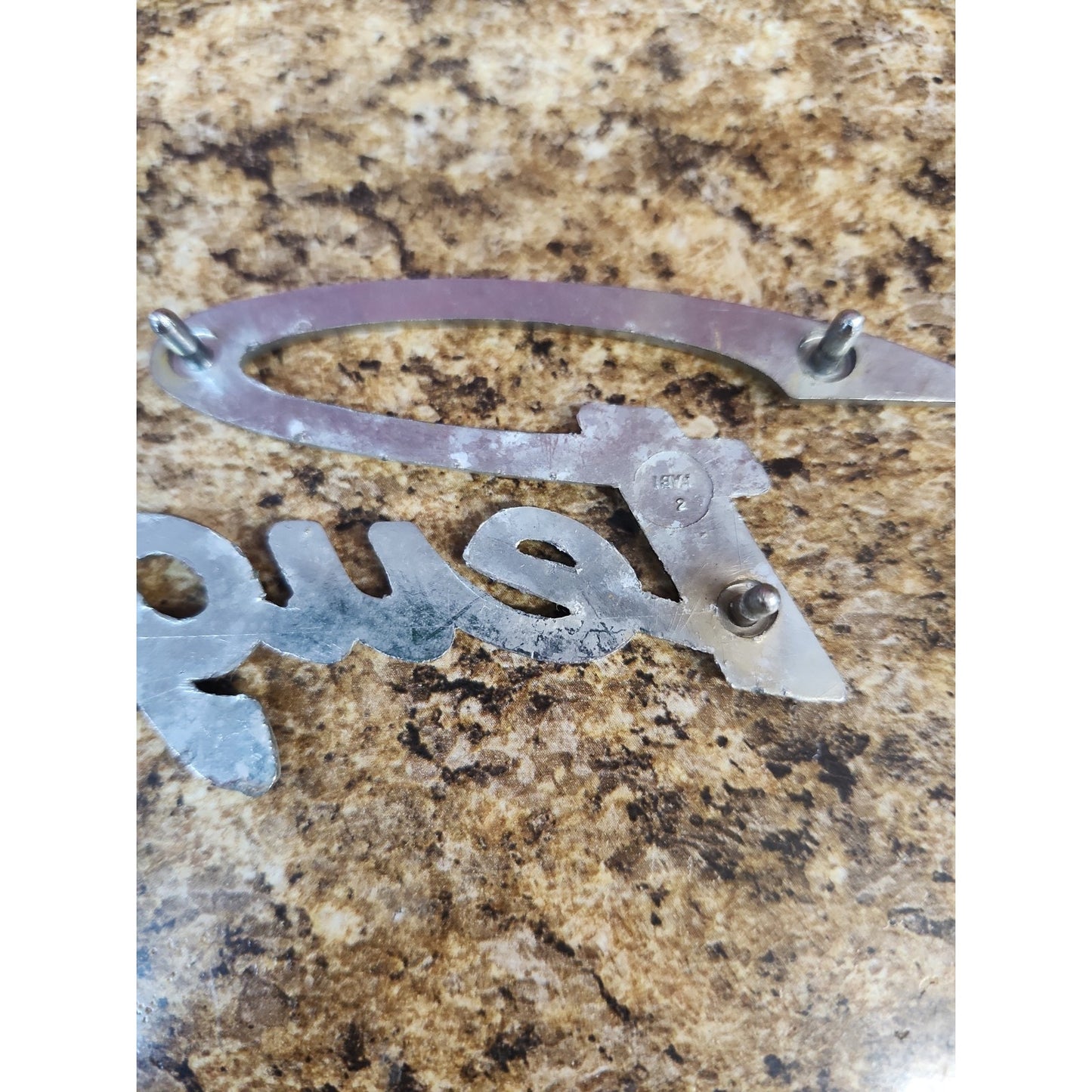OEM Vintage Peugeot Chrome Car Logo Emblem