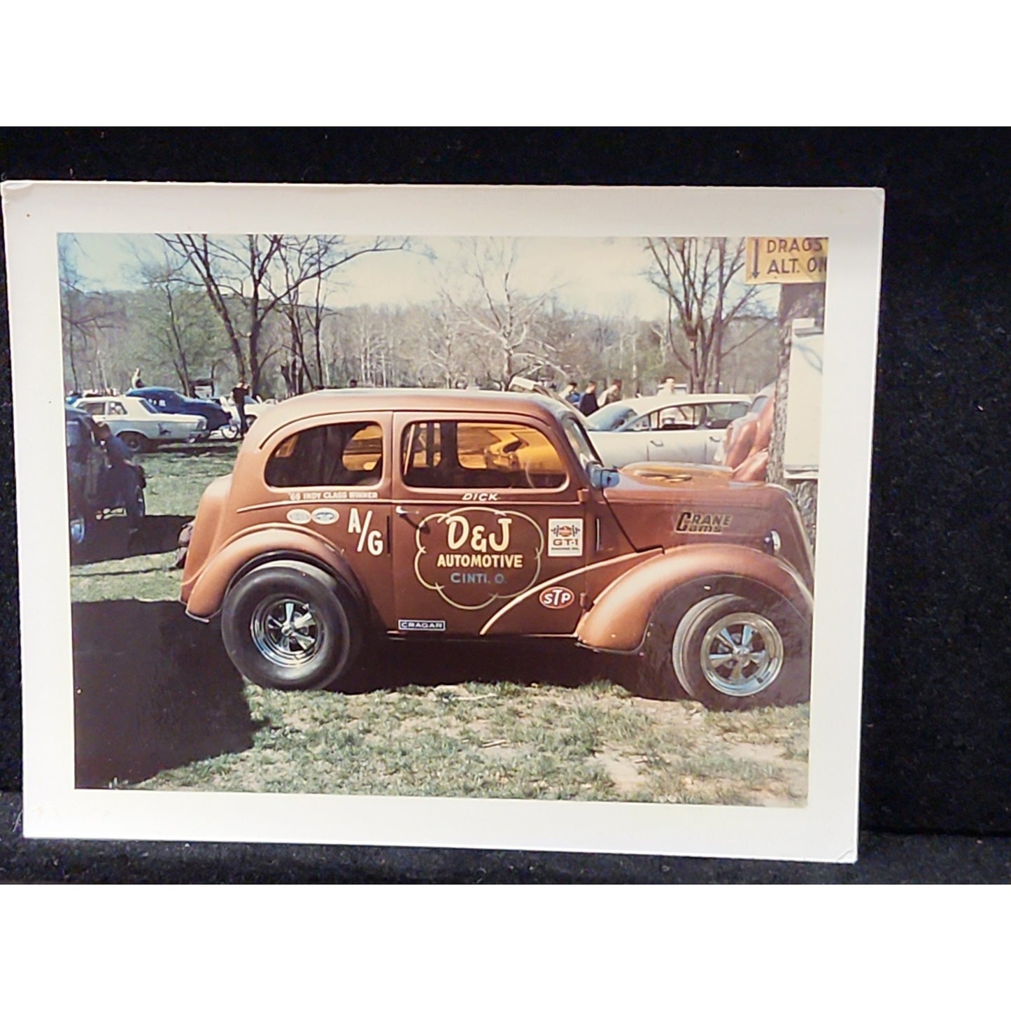 1968 D&J Automotive A/G Gasser Drag Racing Photo Cincinnati Ohio Edgewater Drag