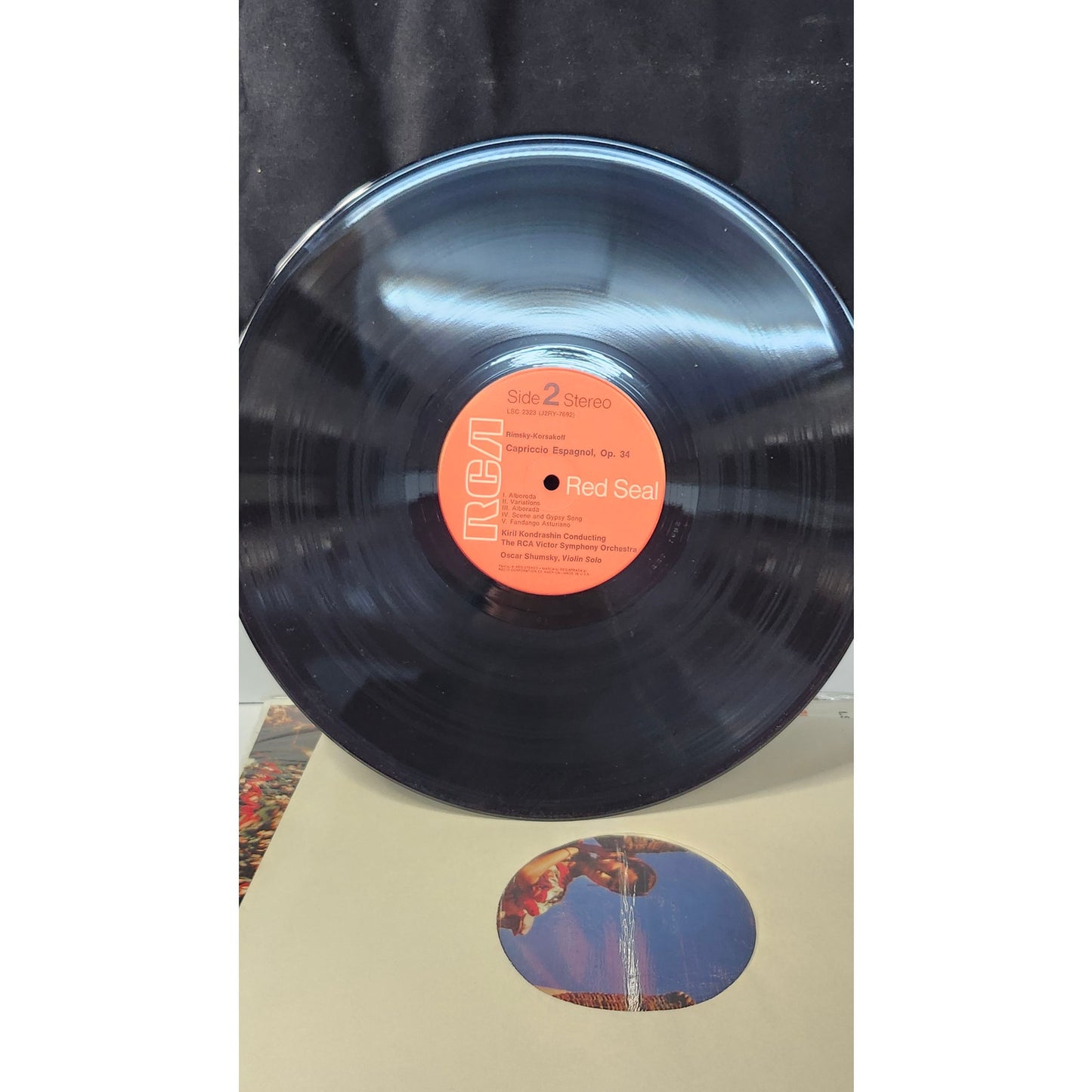 RCA Red Seal Tchaikovsky Capriccio Italien Rimsky Korsakoff Record LP LSC2323