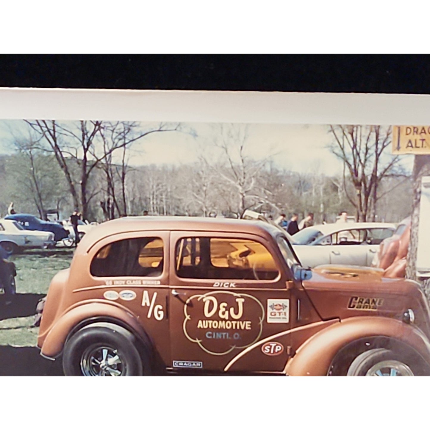 1968 D&J Automotive A/G Gasser Drag Racing Photo Cincinnati Ohio Edgewater Drag