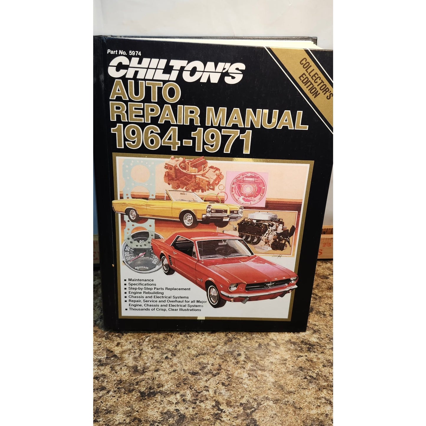 Vintage Chiltons Auto Repair Manual 1964-1971 Collectors Edition Hardcover #5974