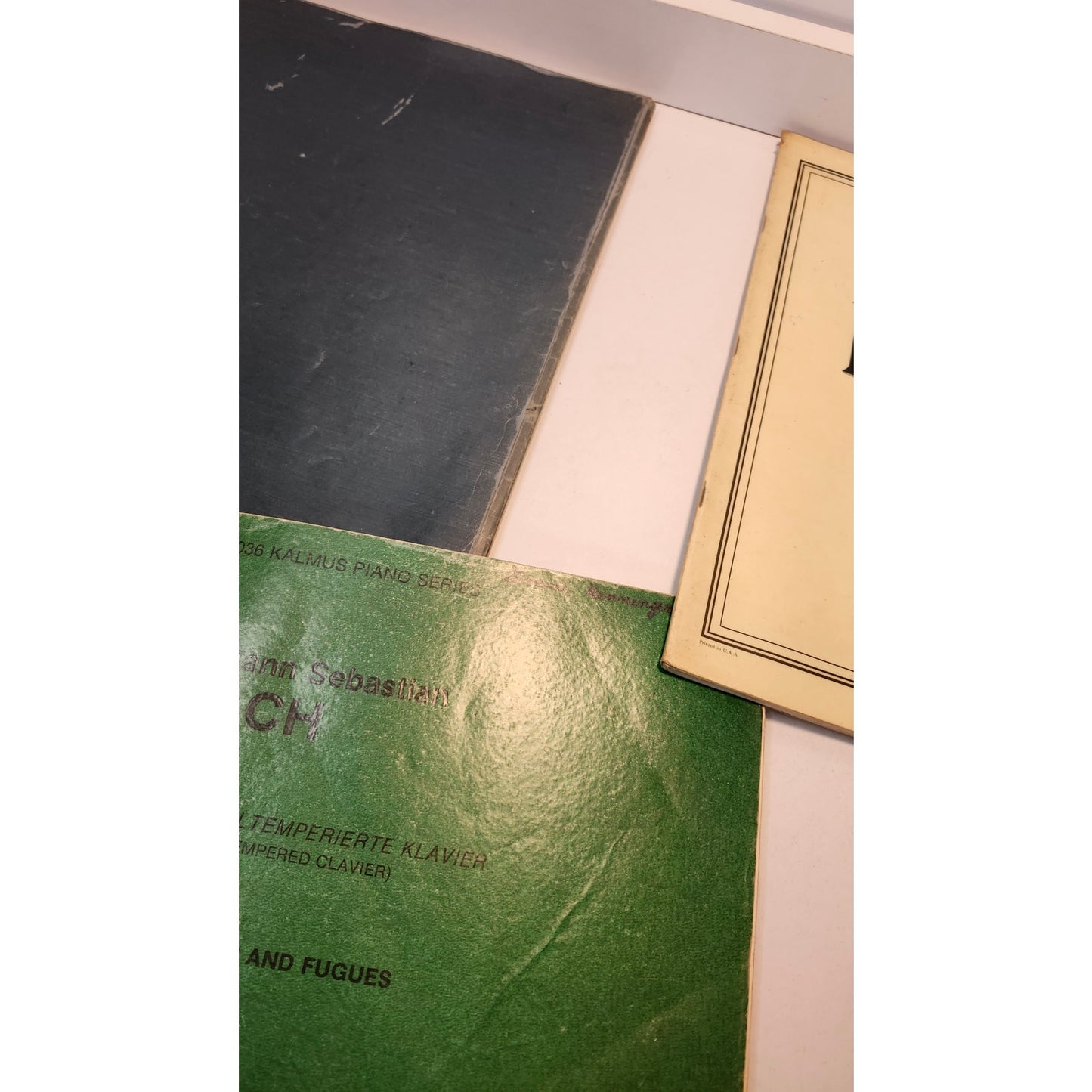 JS Bach Sheet Music Books Lot Partiten 1-6 Well Tempered Clavier Piano Urtext