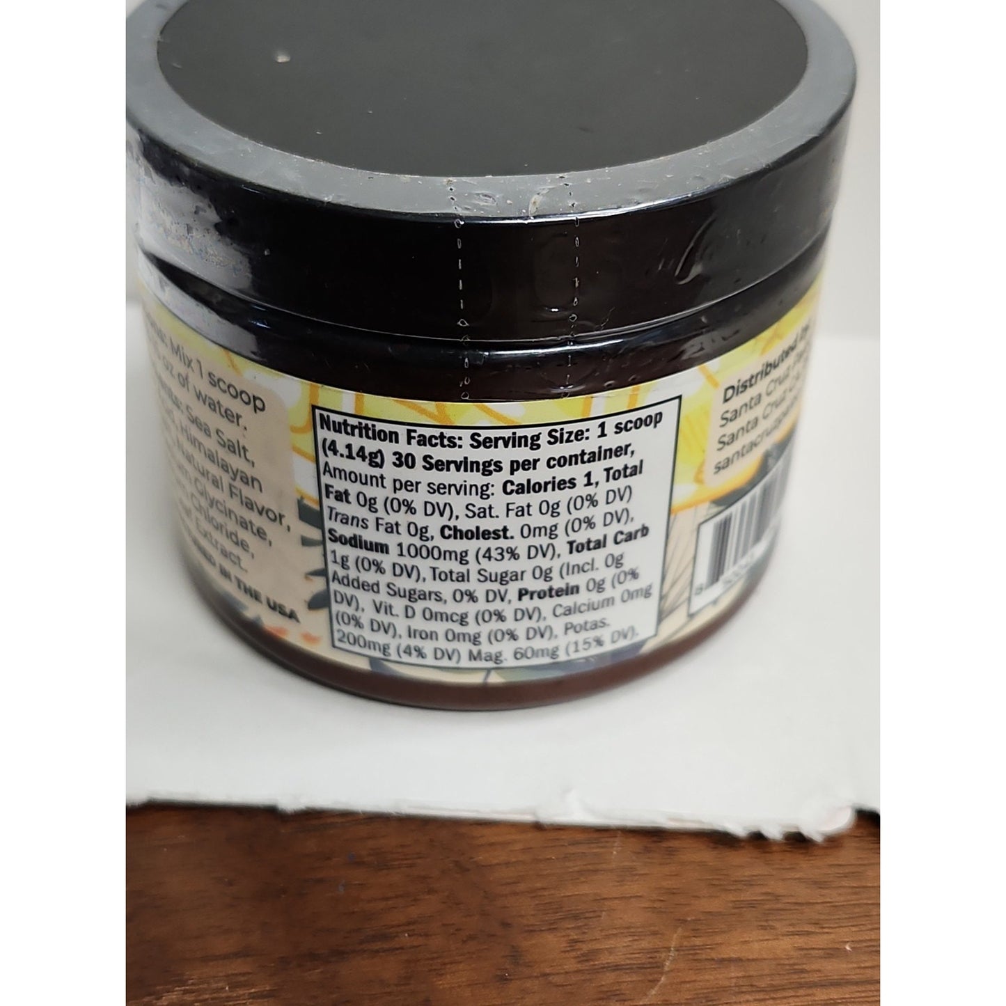 Santa Cruz Paleo Electrolyte Powder, Lemonade Flavor, Sugar Free Hydration