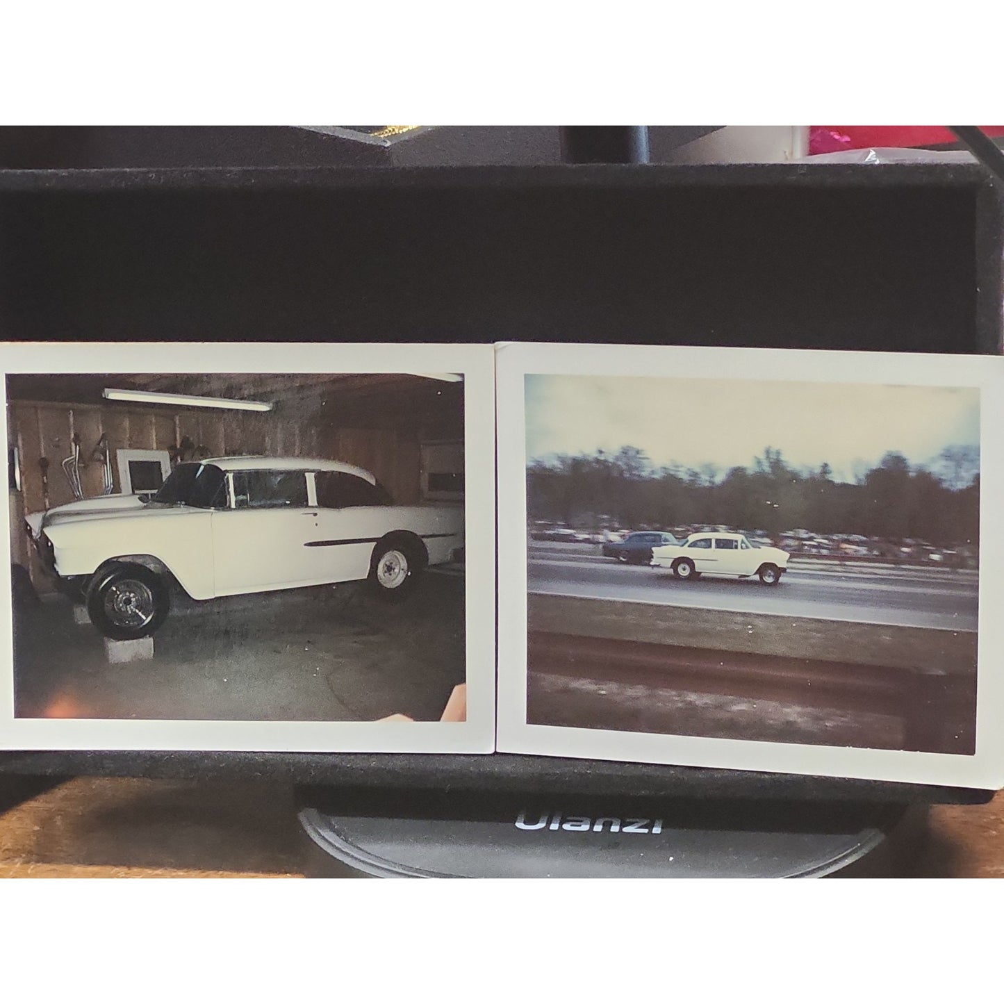 Lot Of 2 White Lightning C/Gas 1955 Chevy Drag Racing Photos Edgewater 1967