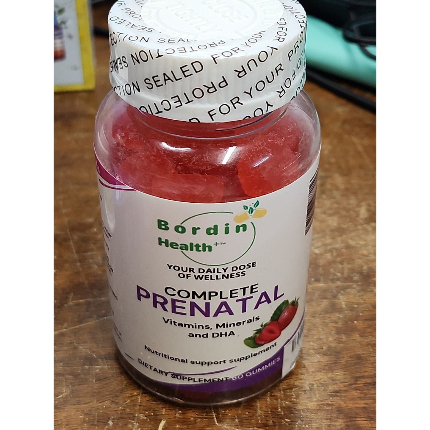 SEALED-New Bordin Health PRENATAL GUMMIES 60 Count DHA