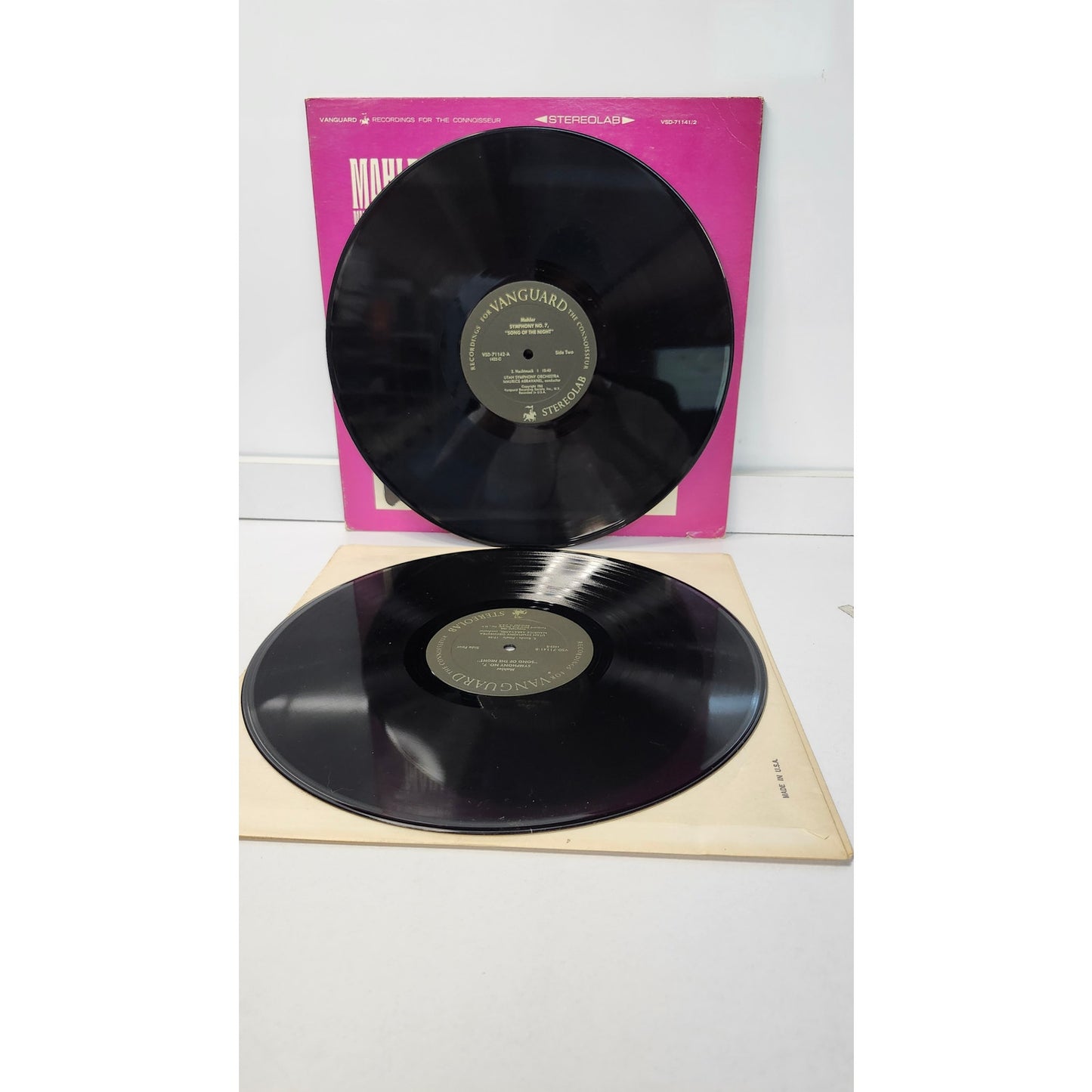 Vintage 1965 Mahler Symphony No 7 Song of the Night 2-LP Vanguard VRS 1141/2