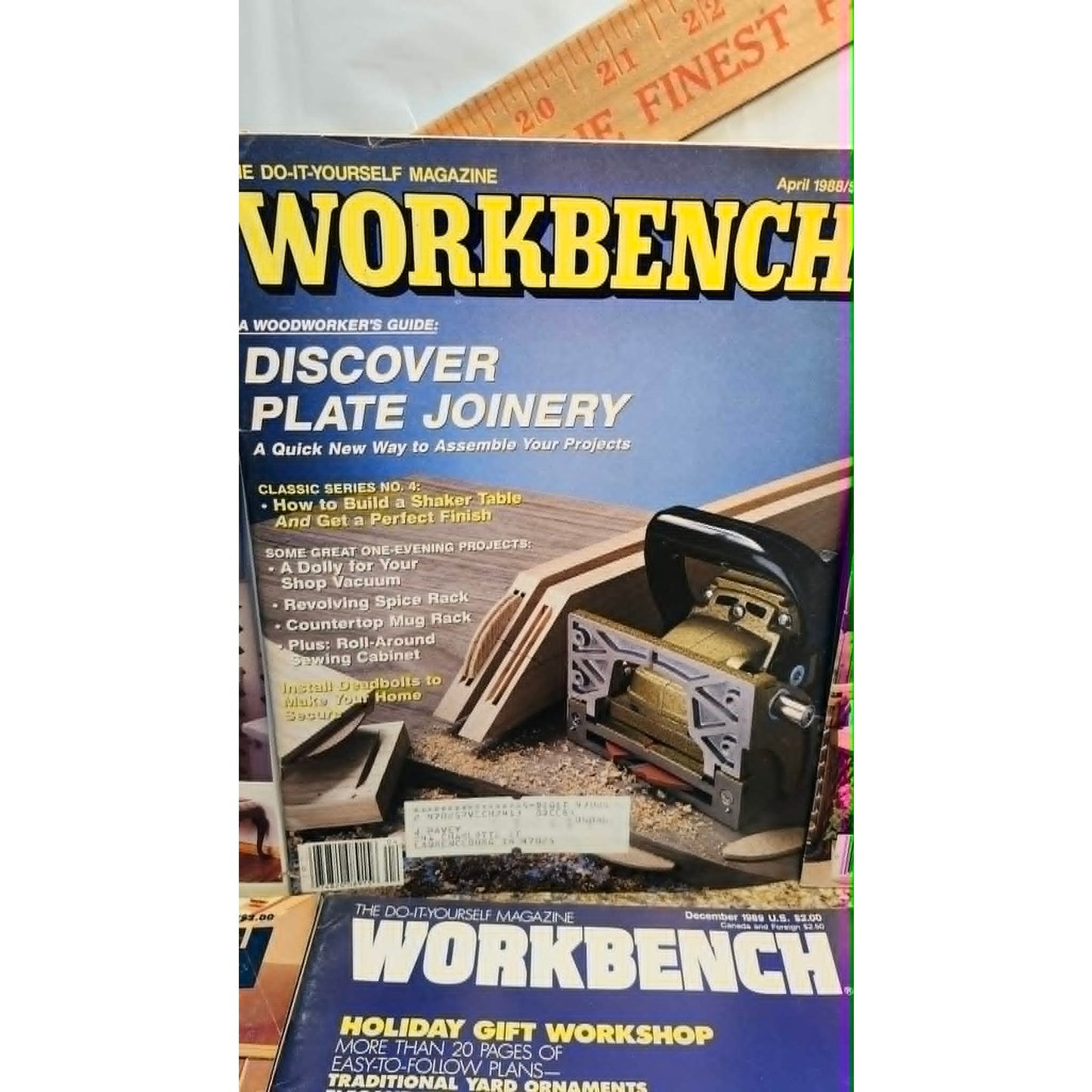 Lot of 6 Workbench Magazine DIY Woodworking Home Improvement Project Guides