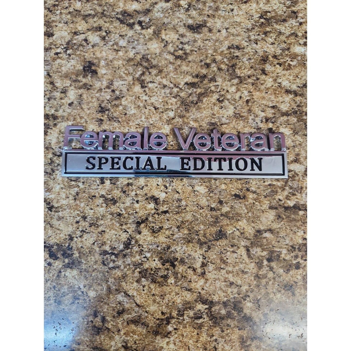 2 Pc Female Vietnam Special Edition Car Emblem Logo Badge