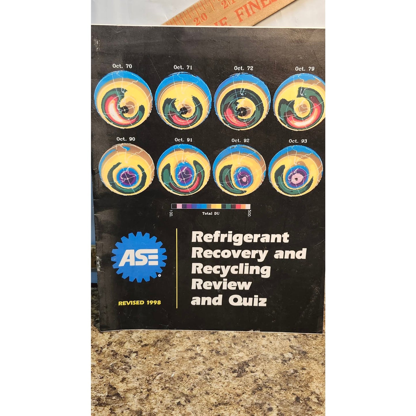 ASE Refrigerant Recovery & Recycling Review & Quiz Revised 1998 Training Manual