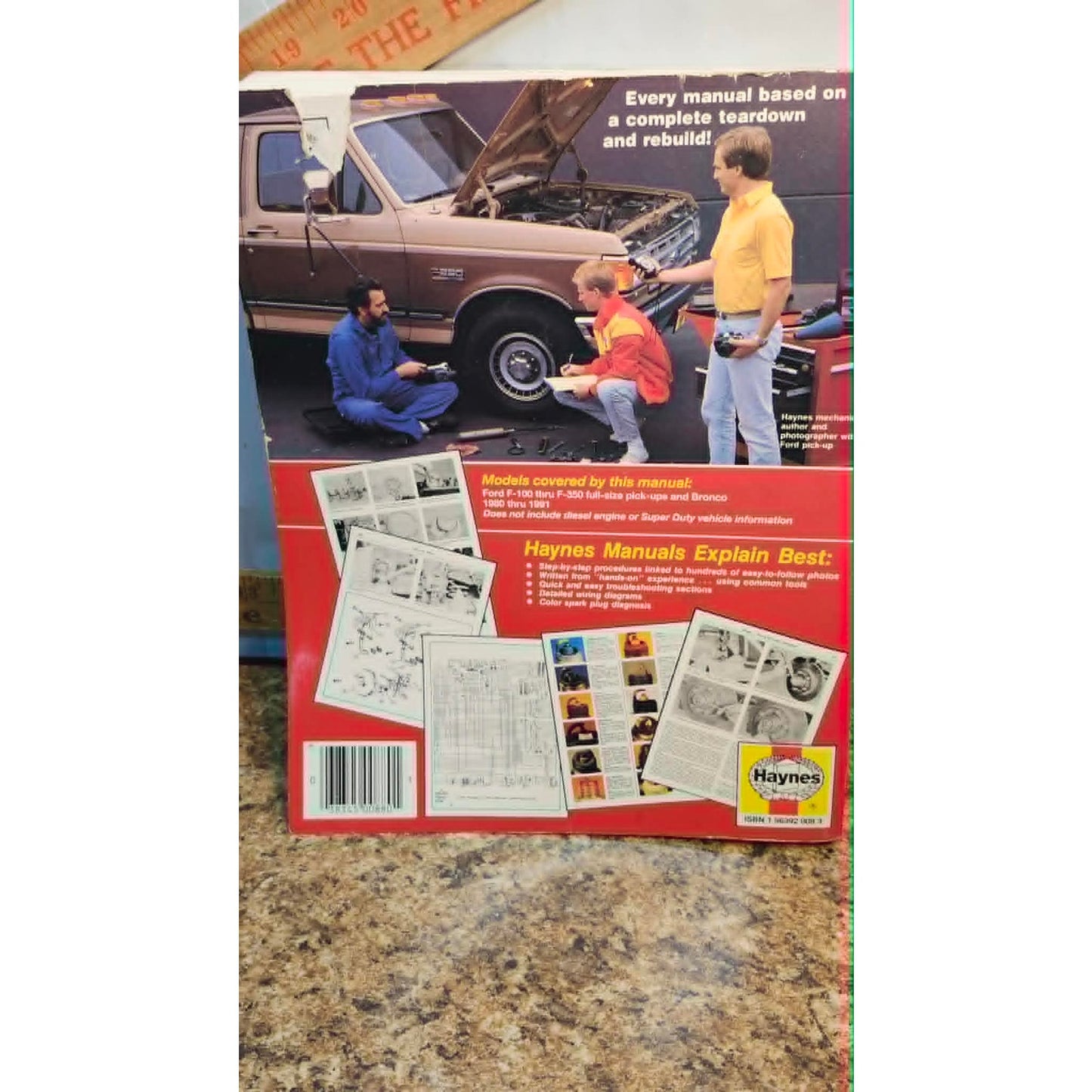 Vintage Haynes Ford Pick-Ups & Bronco 1980-1991 Automotive Repair Manual 880