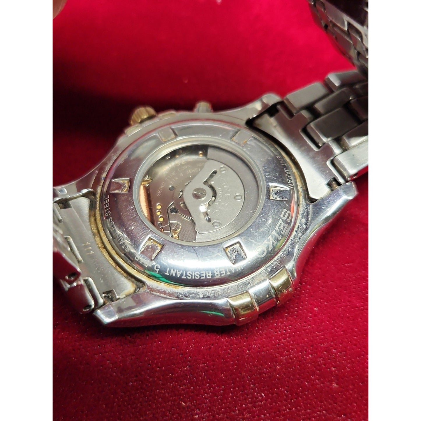 Seiko Model 5m62-0cx0 Men's Watch