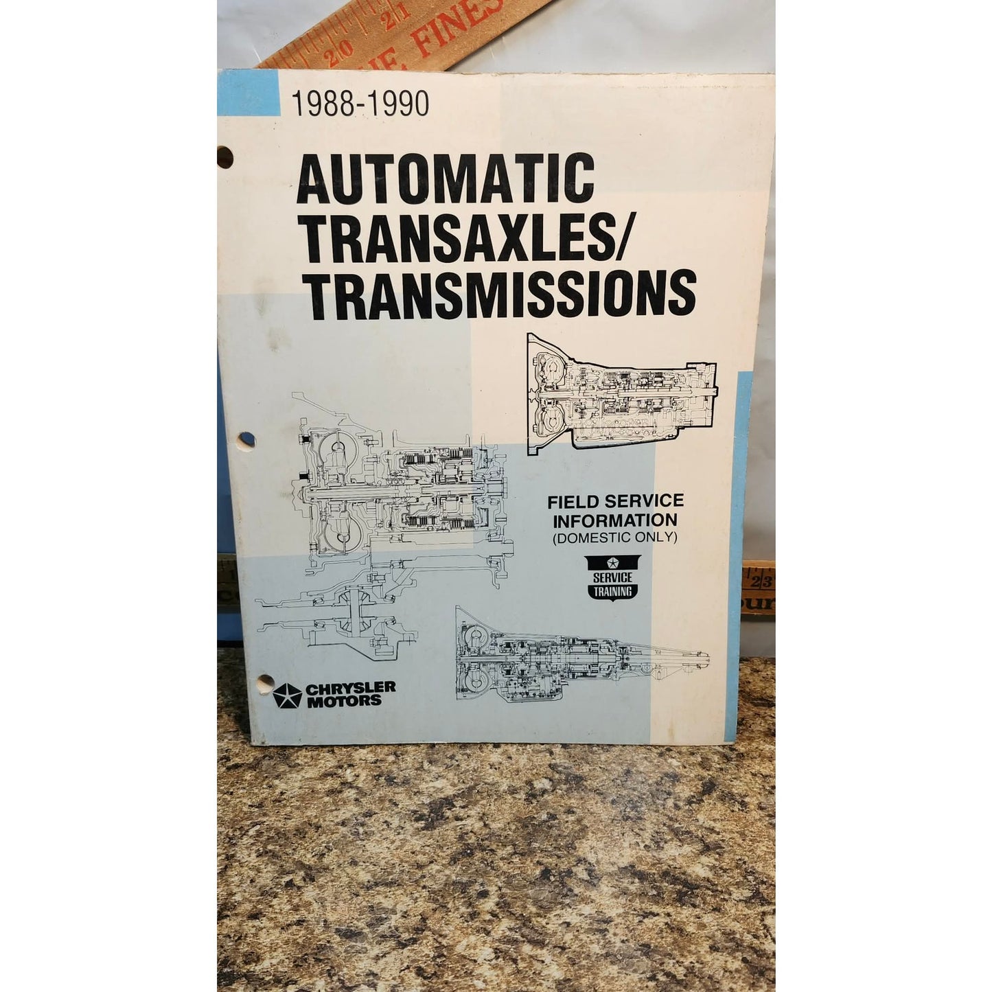Chrysler 1988-1990 Automatic Transaxles Transmissions Field Service Manual