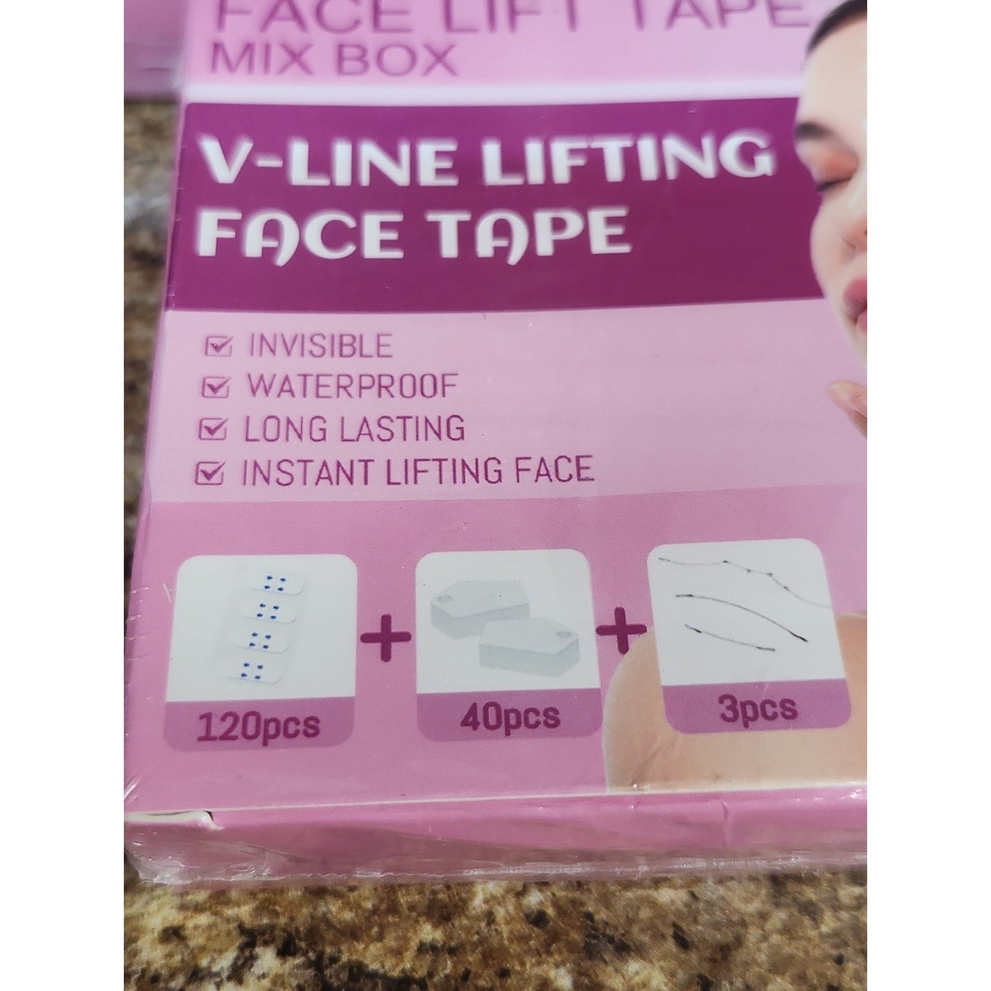 Lot Of 5 V-Line Lifting Face Tape 160pcs Each Box Exp 11/2027