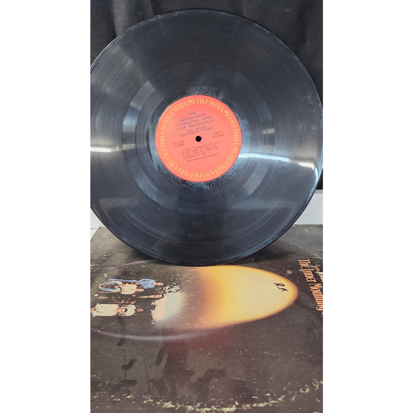The Mahavishnu Orchestra John McLaughlin The Inner Mounting Flame LP KC 31067