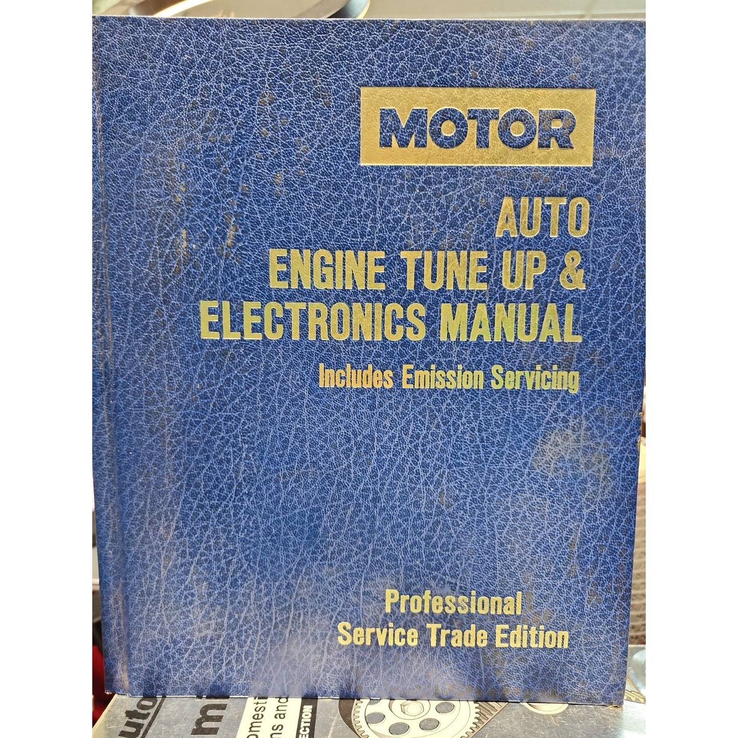 MOTOR Auto Engine TUNE UP & ELECTRONICS Manual FORD GM CHRYSLER 1984-88 Pro Ed.