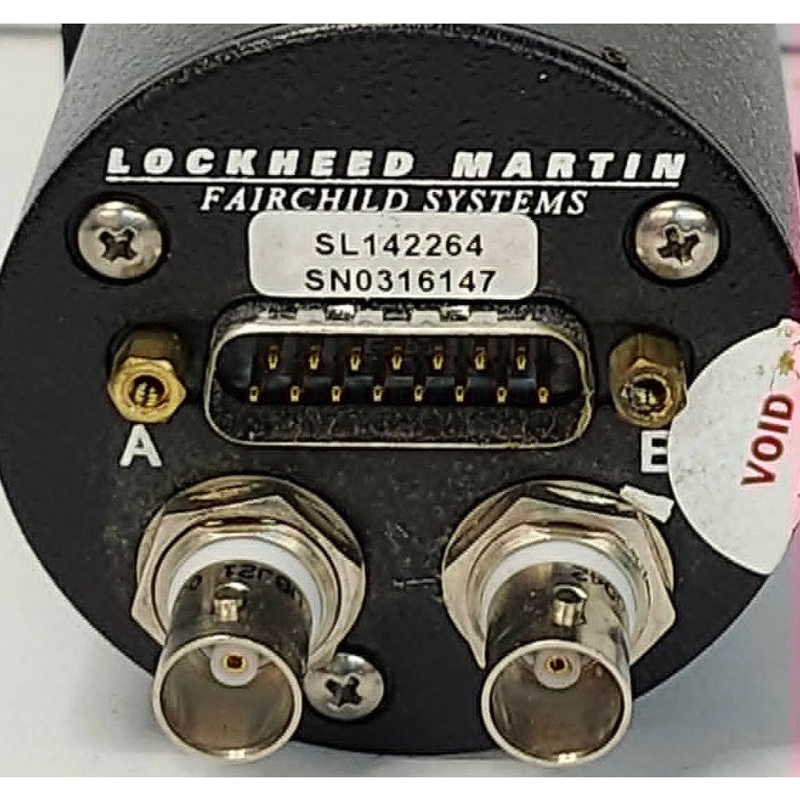 Computar Lockheed Martin Fairchild System TV Camera 12.5mm 1:1.3 Lens Red Tiffen