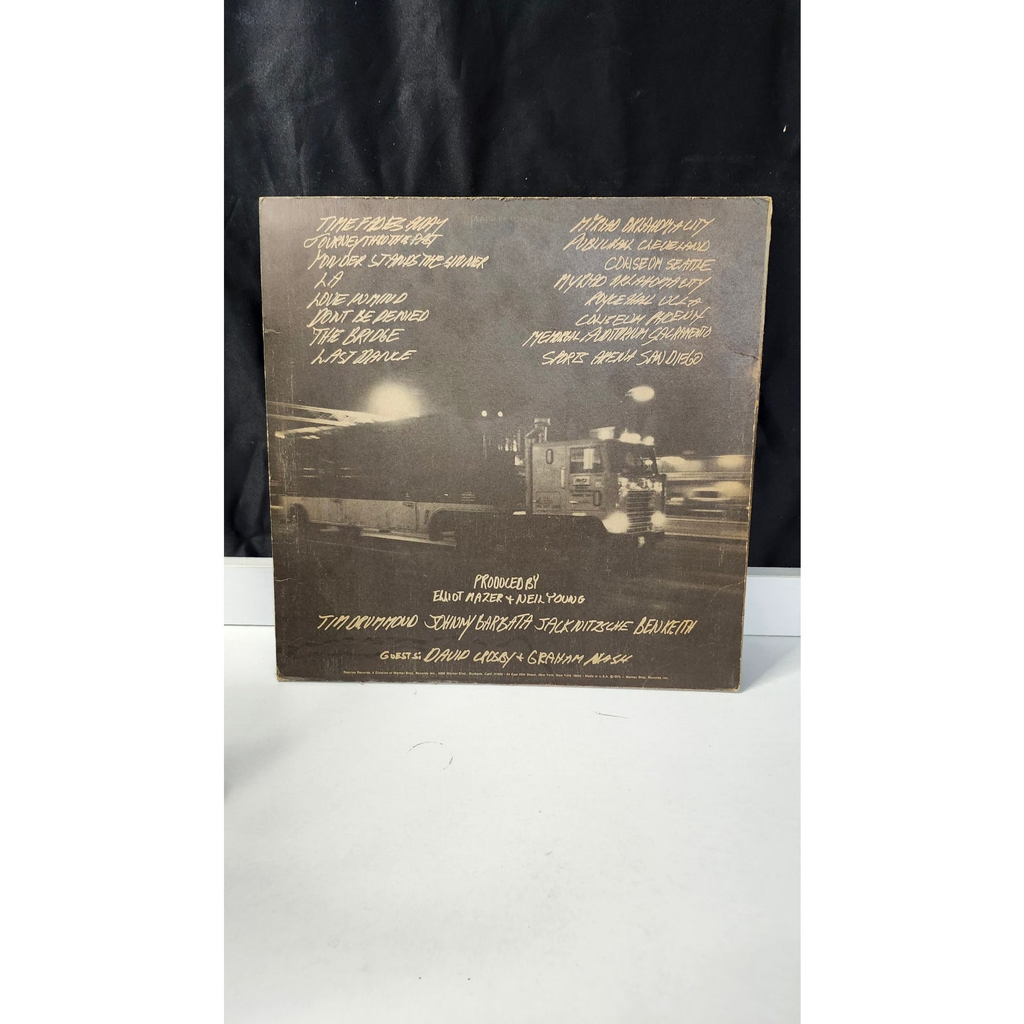Vintage Neil Young Time Fades Away LP Vinyl Album 1973 Reprise MS 2151 Rock