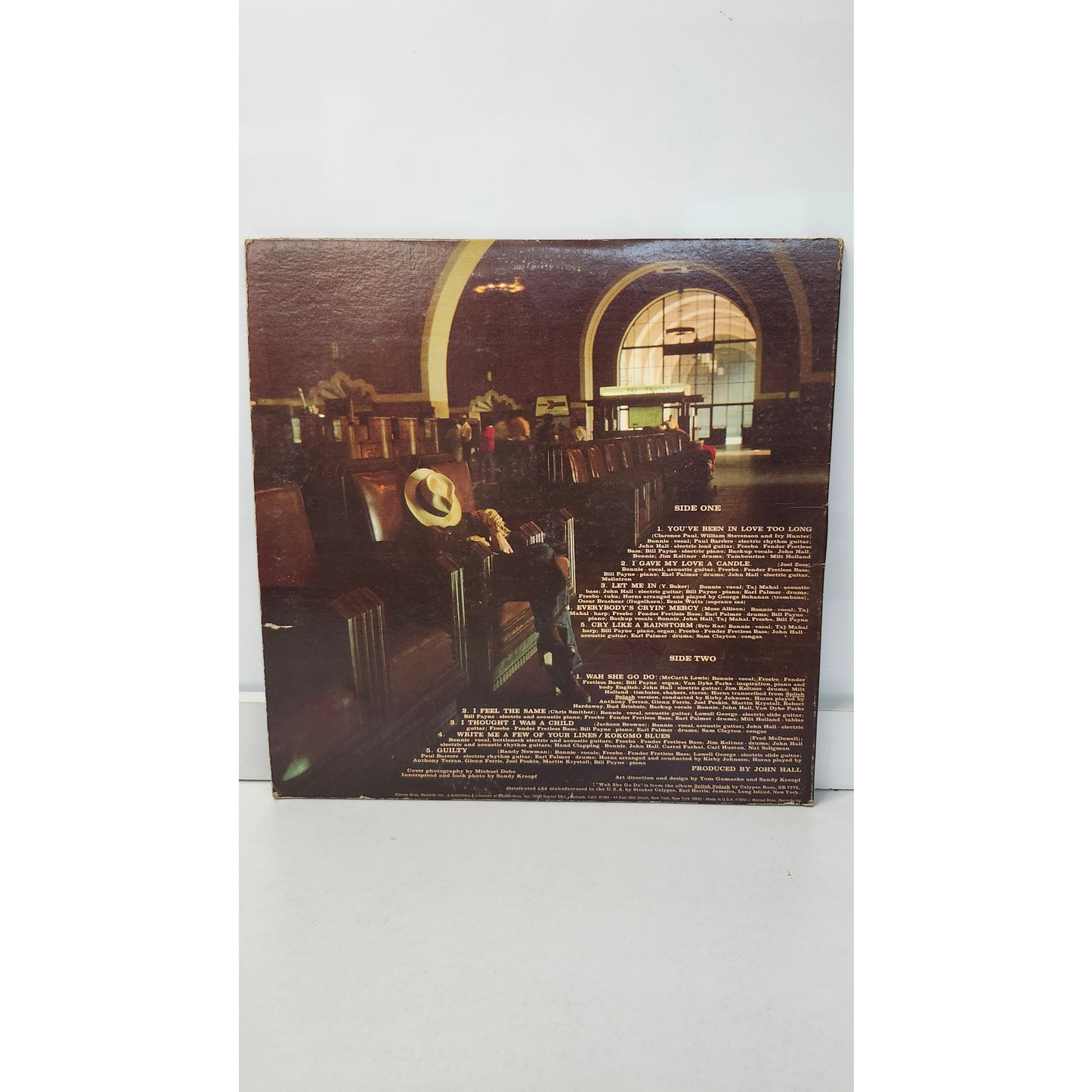 Vintage 1973 Bonnie Raitt Takin My Time LP Vinyl Album Warner Bros BS 2729