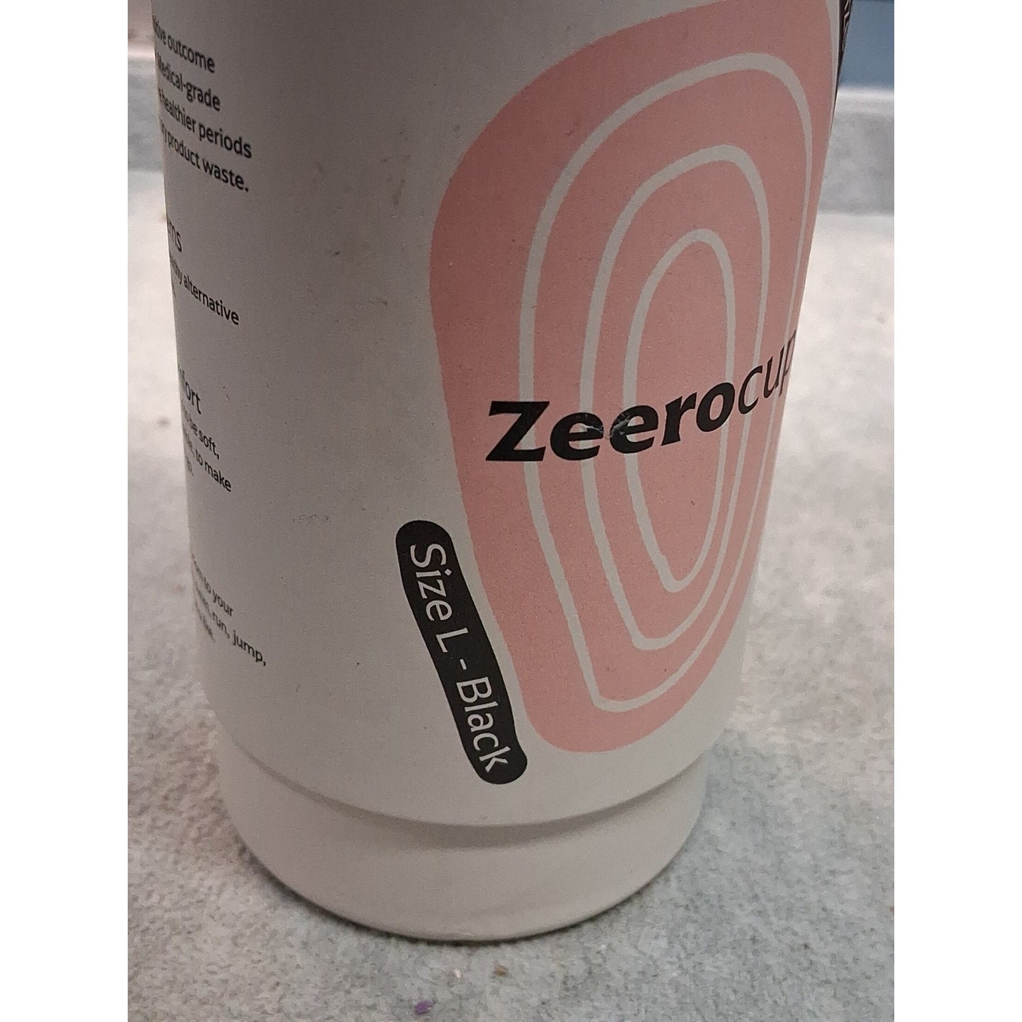 Pack Of 2 Zeerocup, Menstrul Cup Suze Large And Small