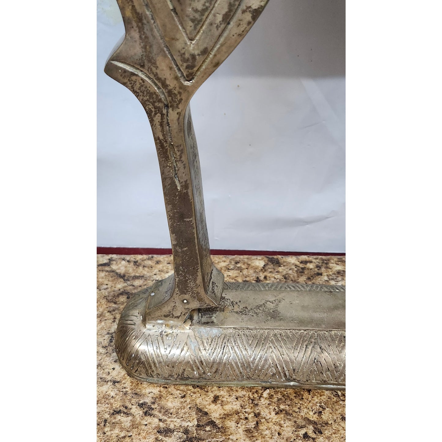 Vintage Maitland-Smith Brass Horse Sculpture Handmade Indonesia 17.5"