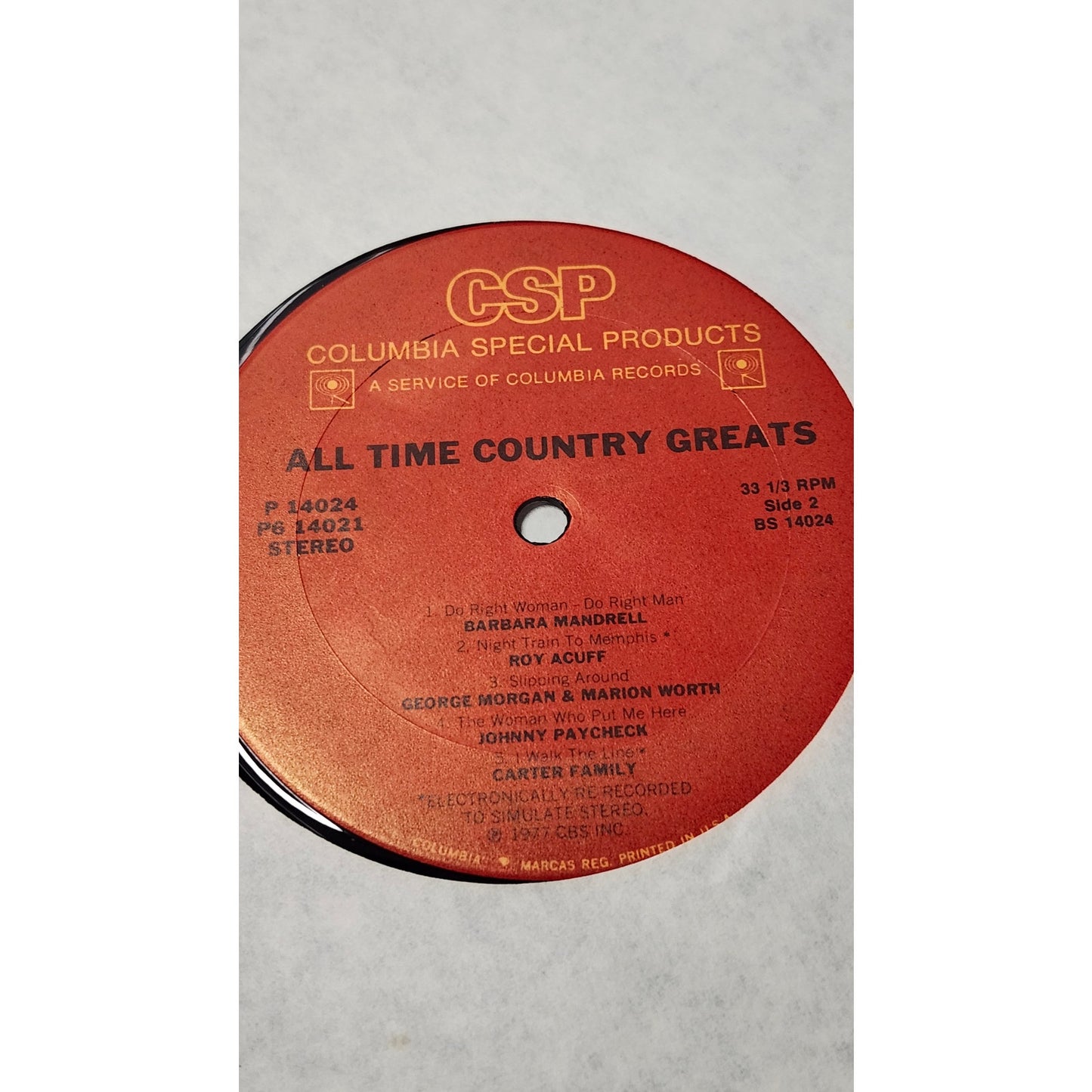 Columbia Special Products All Time Country Greats Various Artists LP Box Set