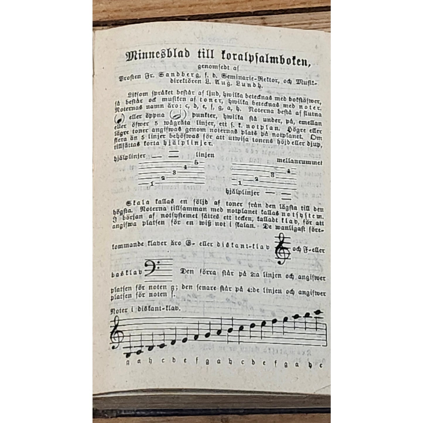 Antique 1898 The Swedish Hymnal Den Svenska Psalmboken Sixth Edition Hardcover