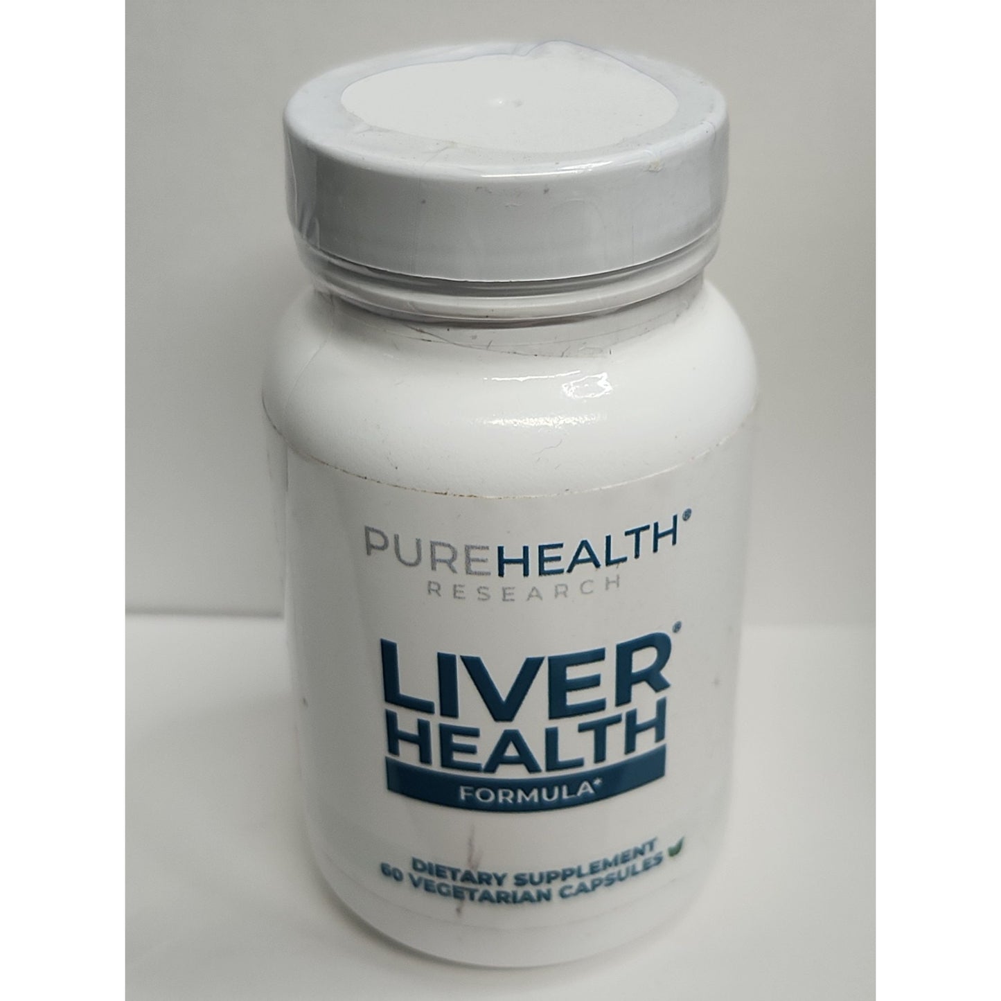 PureHealth Research Liver Health Formula Vegetarian 60 Capsules EXP 4/2027