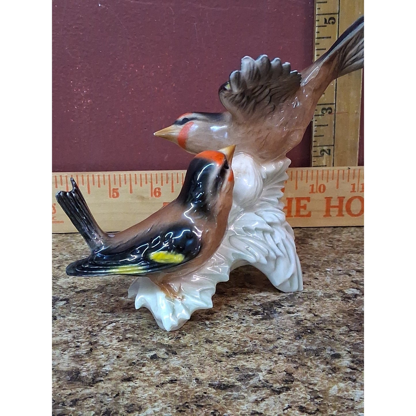 GOEBEL WEST GERMANY PORCELAIN BIRD European Goldfinch CV 87 1967