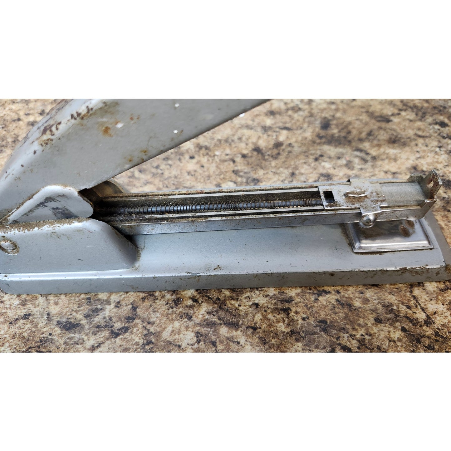 Vintage Monarch Stapler Vail Manufacturing Co Chicago Heavy Duty Metal Office