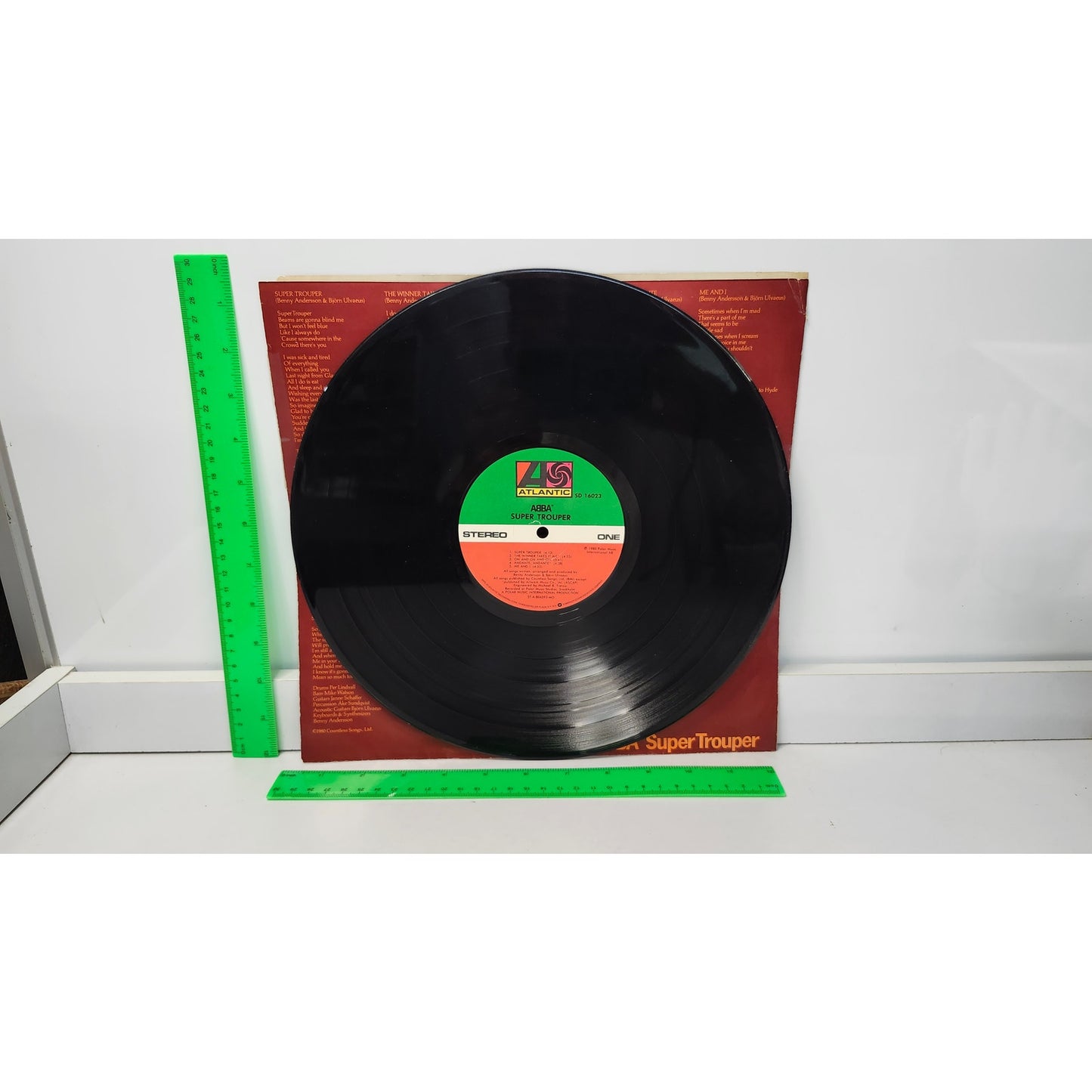 ABBA Super Trouper Winner Takes It All LP Record Album 1980 Atlantic SD 16023