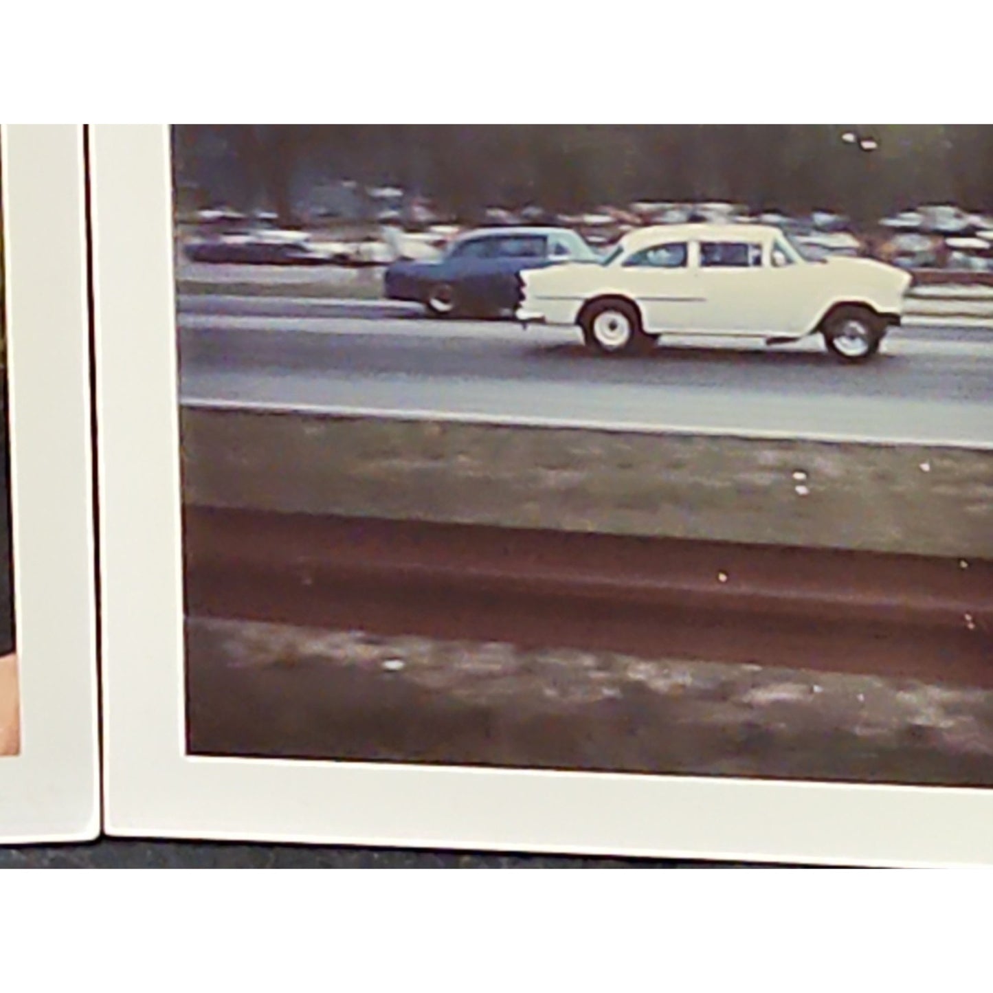 Lot Of 2 White Lightning C/Gas 1955 Chevy Drag Racing Photos Edgewater 1967