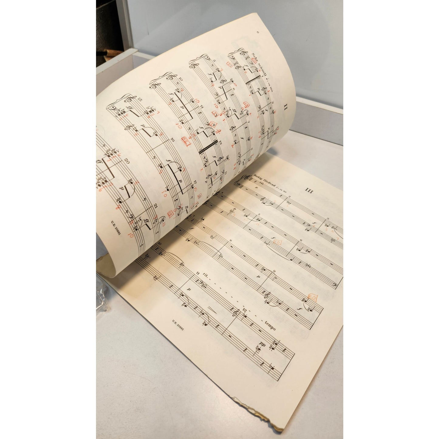 Anton Webern Variationen Klavier Op 27 Universal Edition UE 10881 Sheet Music