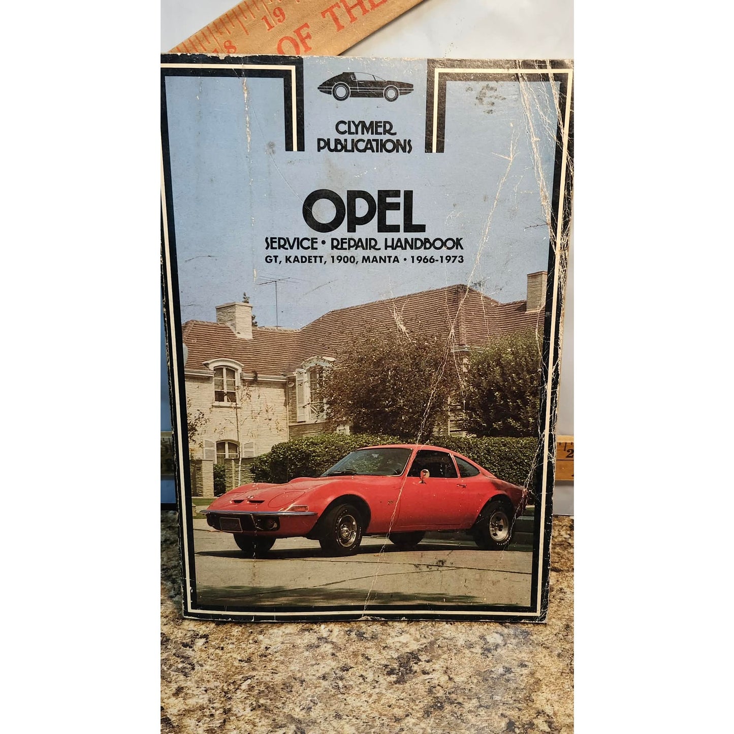 Clymer Opel Service Repair Handbook GT Kadett 1900 Manta 1966-1973 Manual