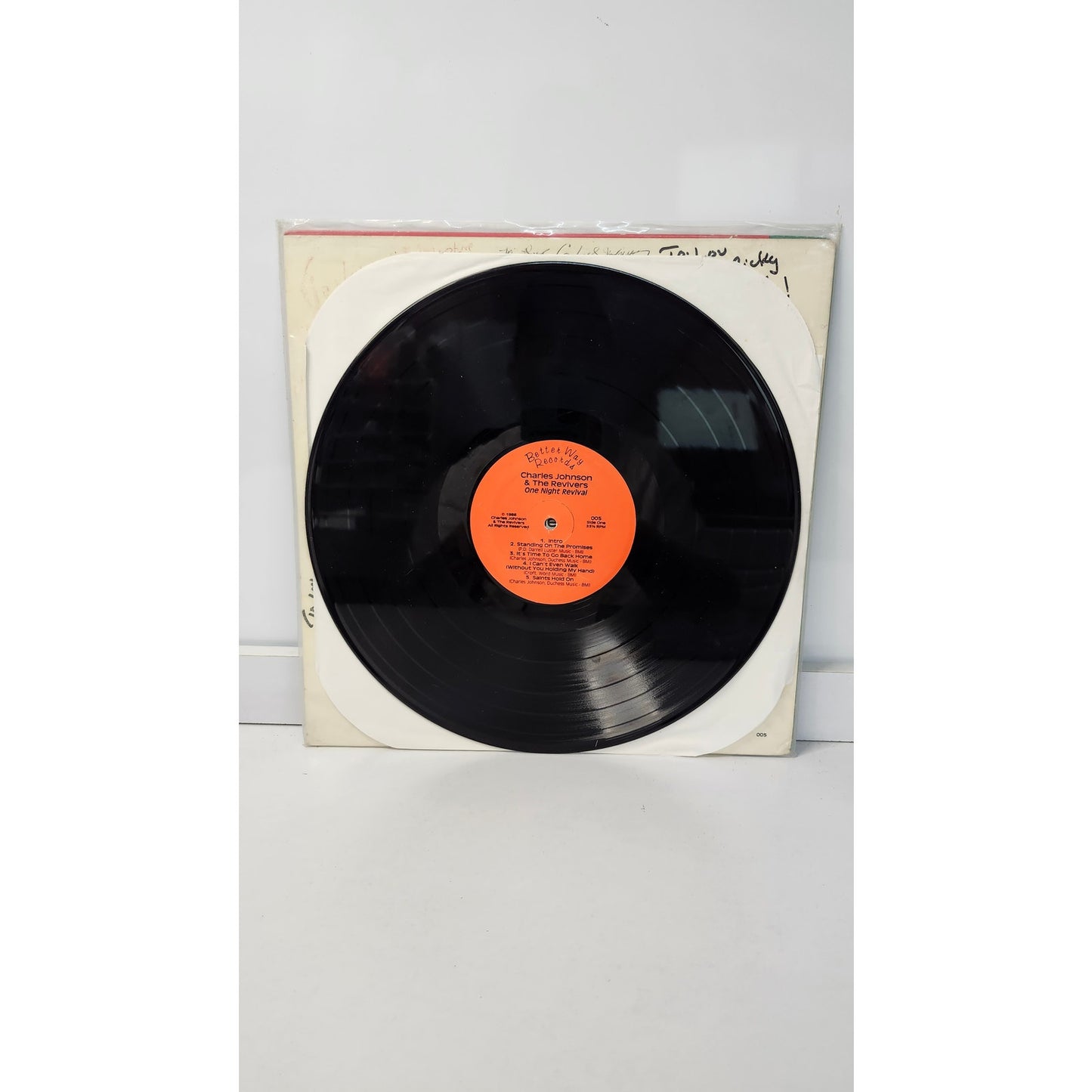 Charles Johnson The Revivers One Night Revival Better Way Records LP Album 1989