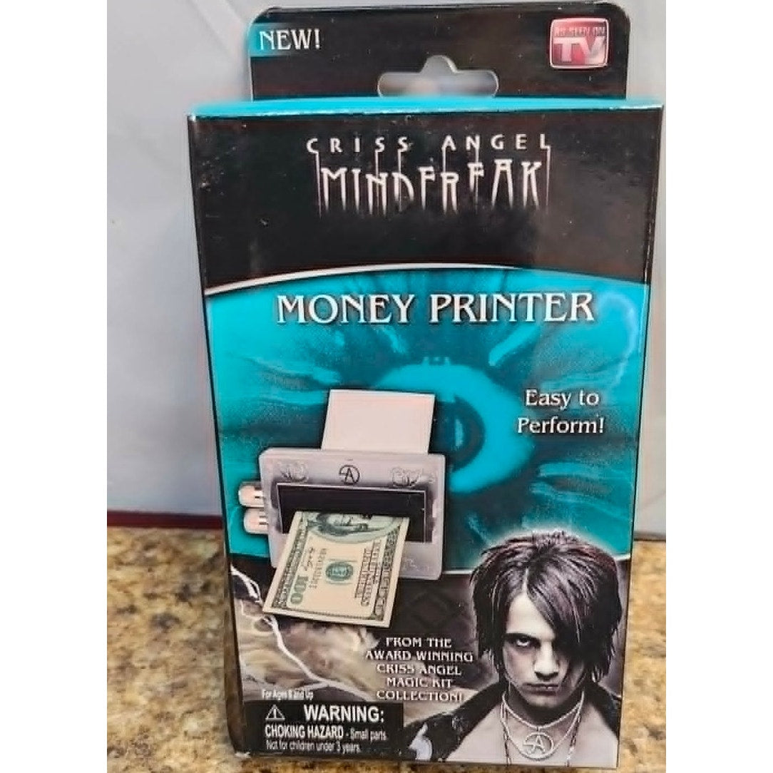 Criss Angel Mindfreak Platinum Magic Kit Box Set Lot Money Printer Pen DVD