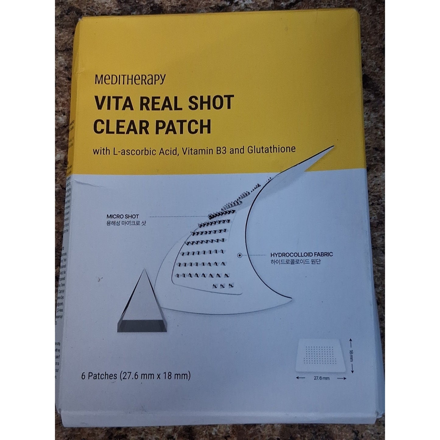 [MEDITHERAPY] Vita Real Shot Clear Patch (6 patchs) K-Beauty Exp 08/2026