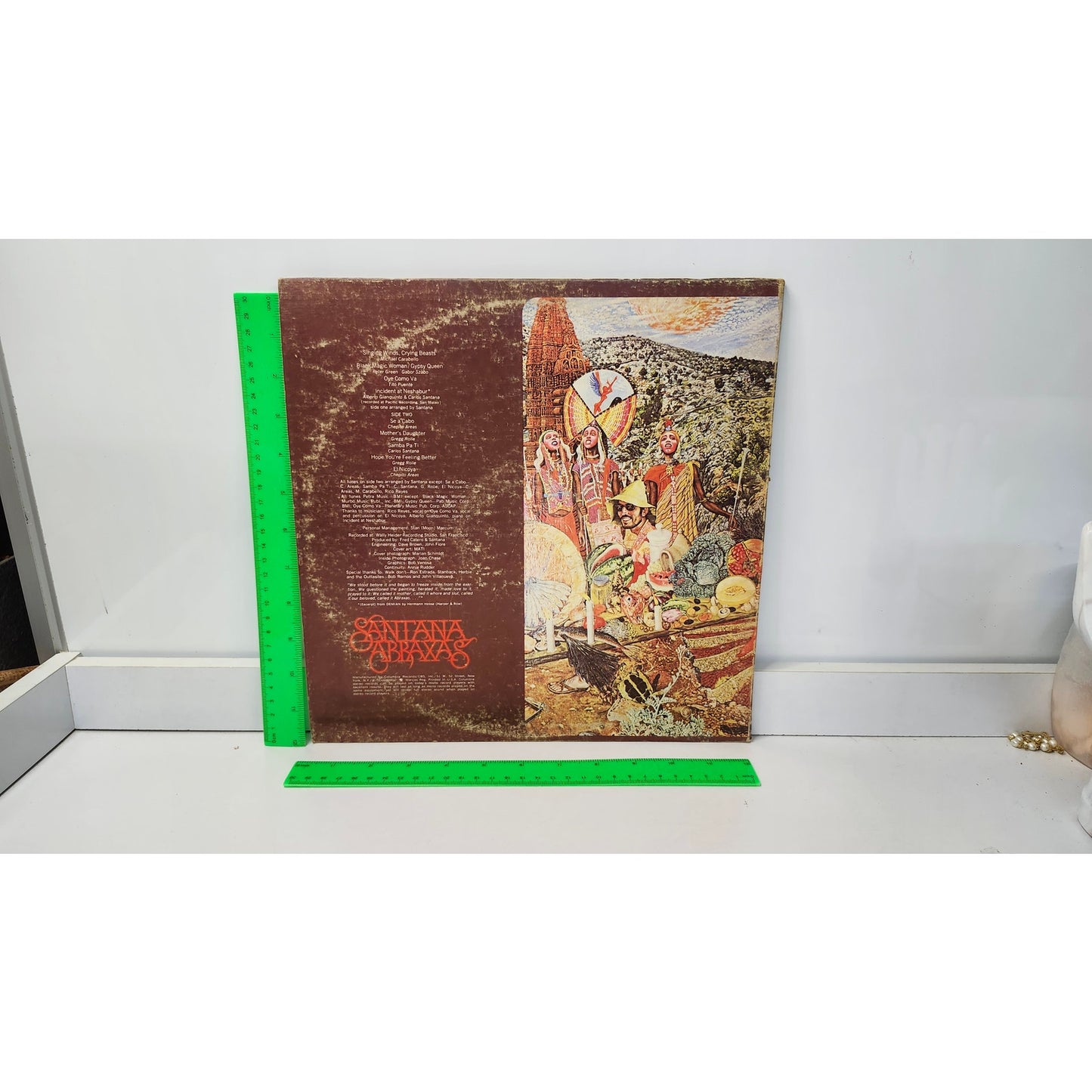 1970 Santana Abraxas Vinyl LP Record Album Gatefold Poster Columbia Classic Rock