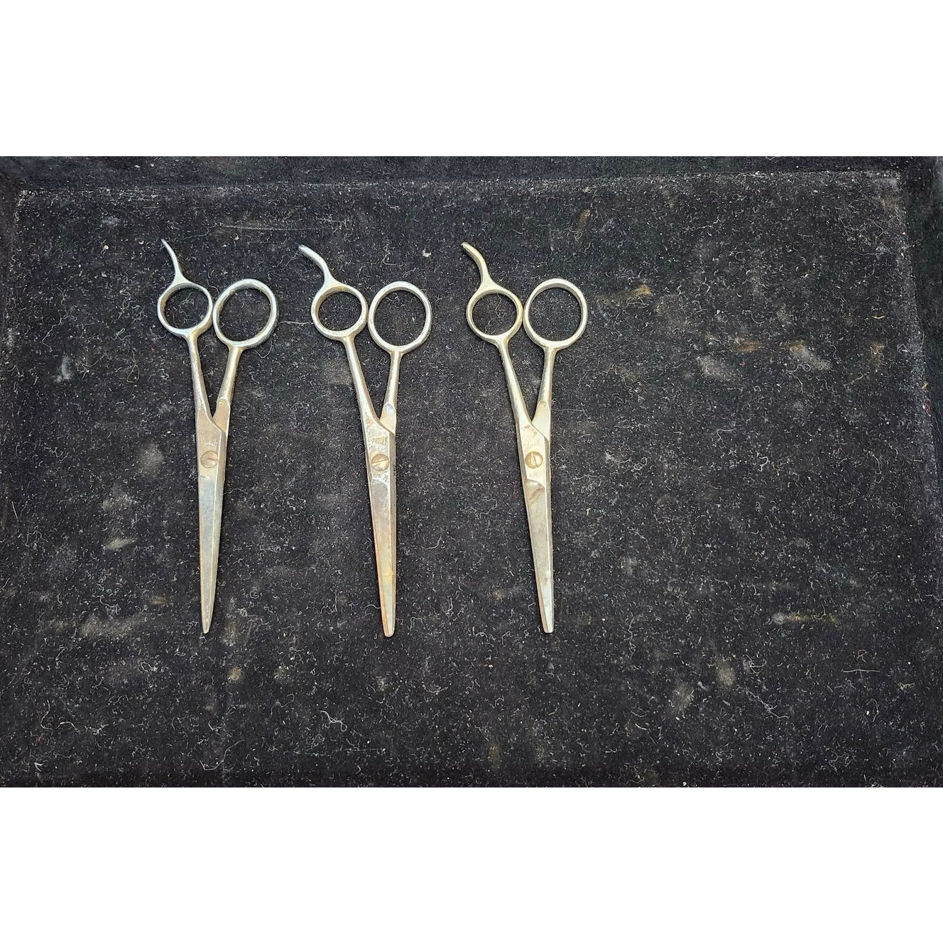 Vintage Hair Shears Scissors Bulk Lot 19 Steel Salon Barber Cutting Tools