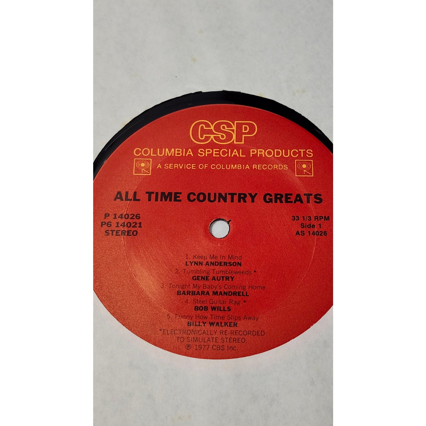 Columbia Special Products All Time Country Greats Various Artists LP Box Set