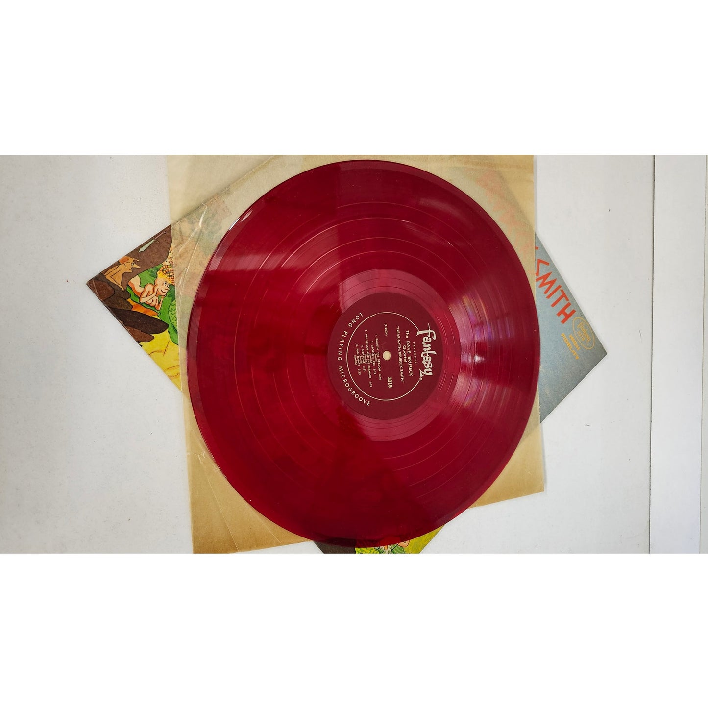 Dave Brubeck Quartet Near-Myth Brubeck-Smith Red Vinyl LP Fantasy 3319 1961