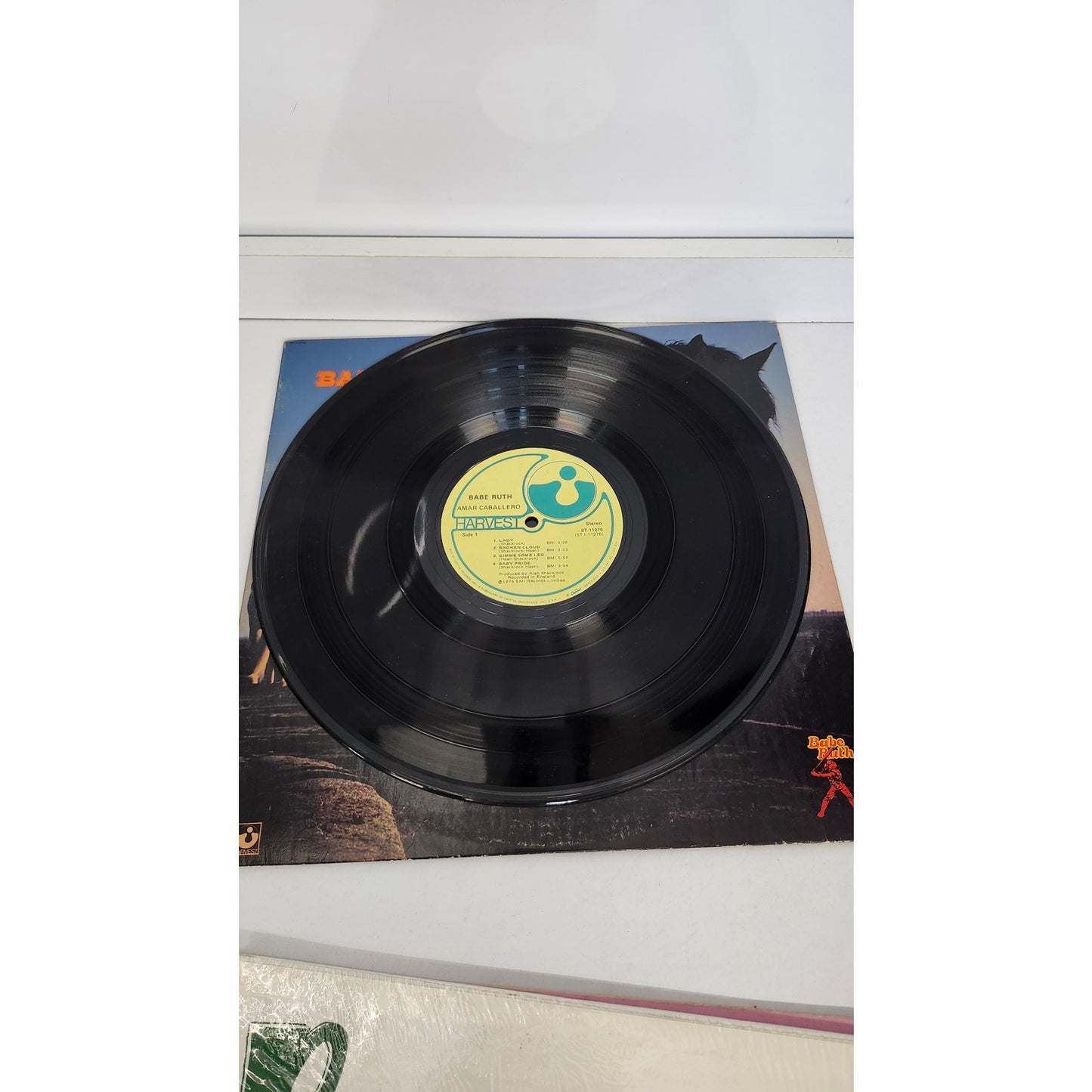 Vintage Babe Ruth Amar Caballero LP Vinyl 1974 Harvest ST-11275 Progressive Rock