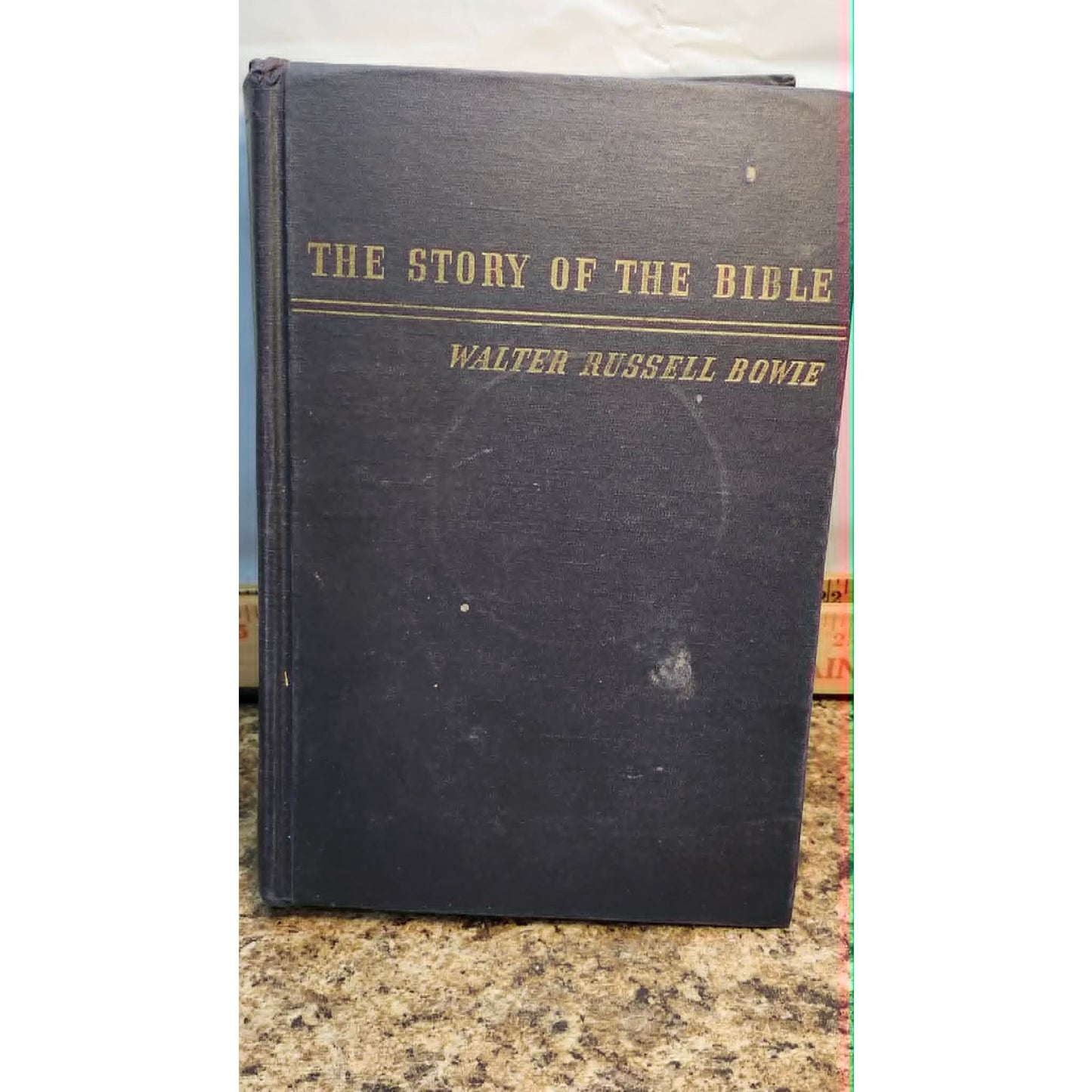 Vintage 1934 The Story of the Bible Walter Russell Bowie Hardcover Abingdon