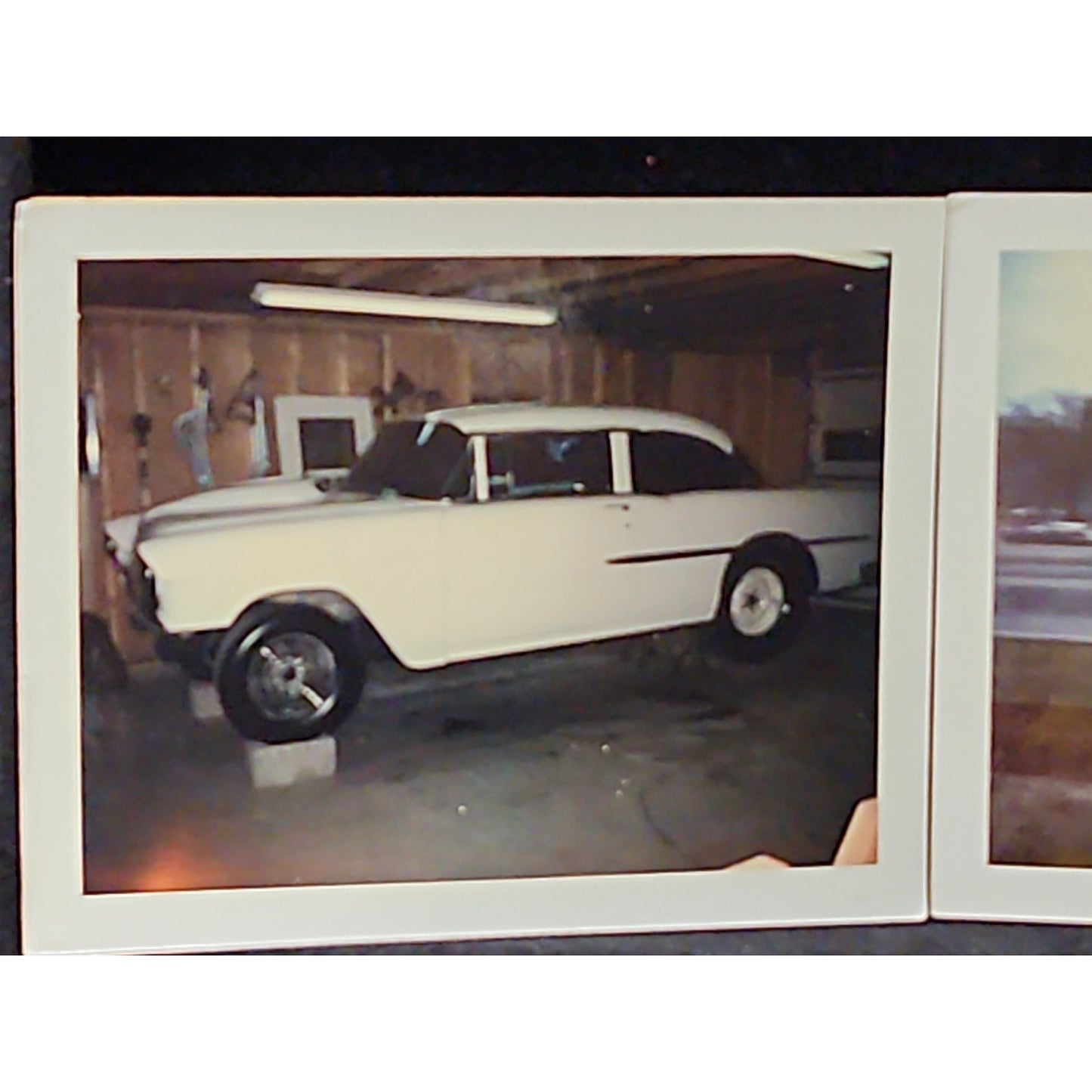 Lot Of 2 White Lightning C/Gas 1955 Chevy Drag Racing Photos Edgewater 1967