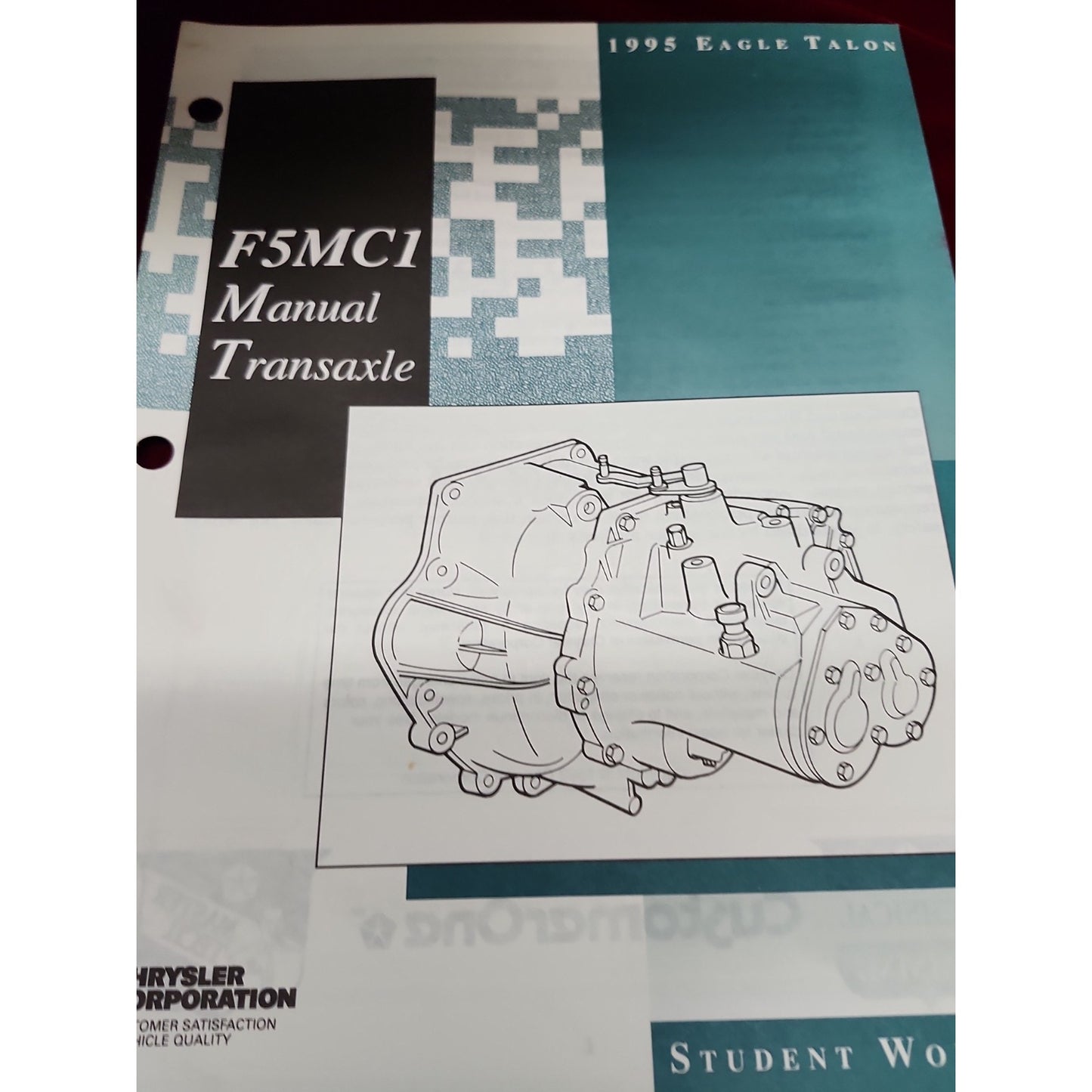 Chrysler Eagle Talon Course Student Books And Supplements 6 Books Total
