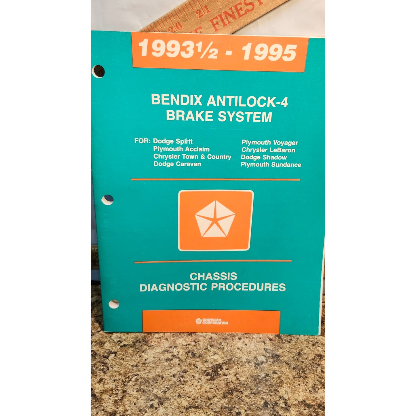 1993½-1995 Bendix Antilock-4 Brake System Chassis Diagnostic Procedures Manual