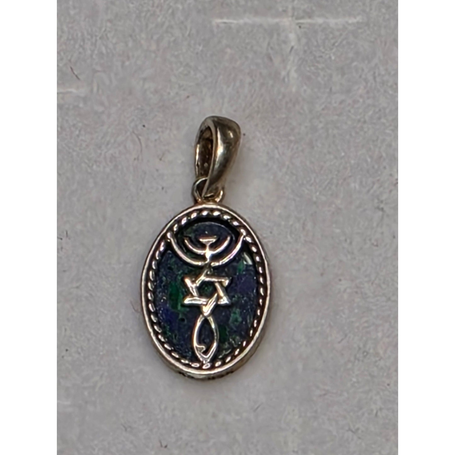 Vintage 925 Sterling Silver Star of David Pendant Jewish Religious Charm